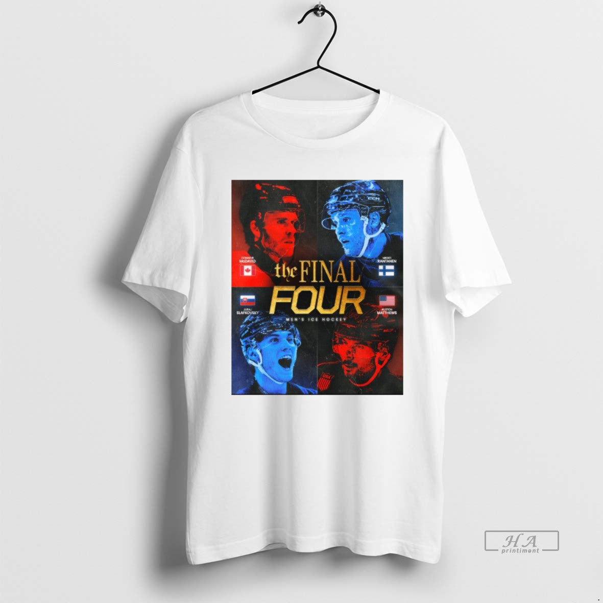 Official Connor Mcdavid Mikko Rantanen Juraj Slafkovsky Auston Matthews Final Four Ice Hockey T-Shirt, Sweatshirt, Hoodie