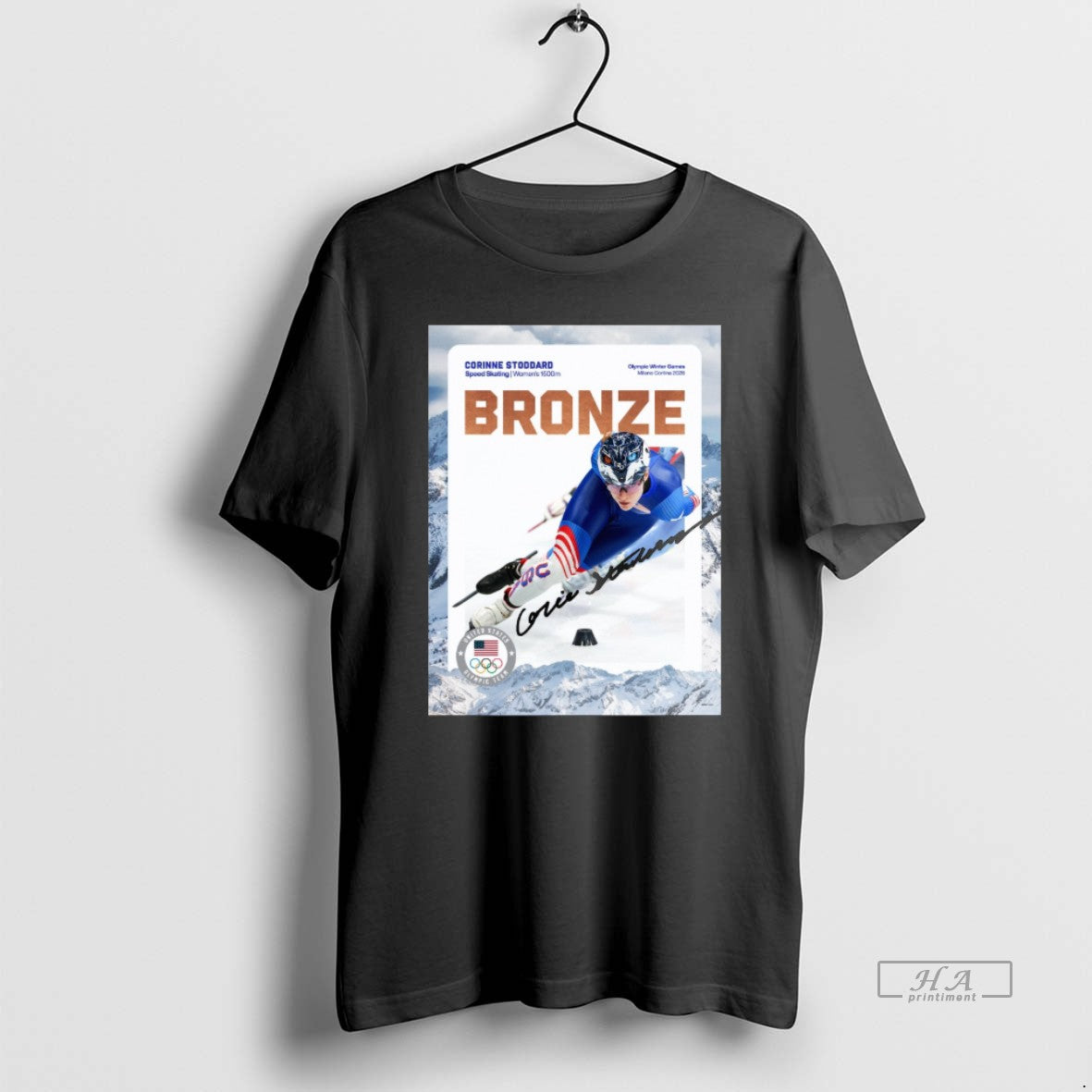 Official Corinne Stoddard Speed Skating 1500m Bronze Medal Olympic Winter Games Milano Cortina 2026 T-Shirt, Sweatshirt, Hoodie