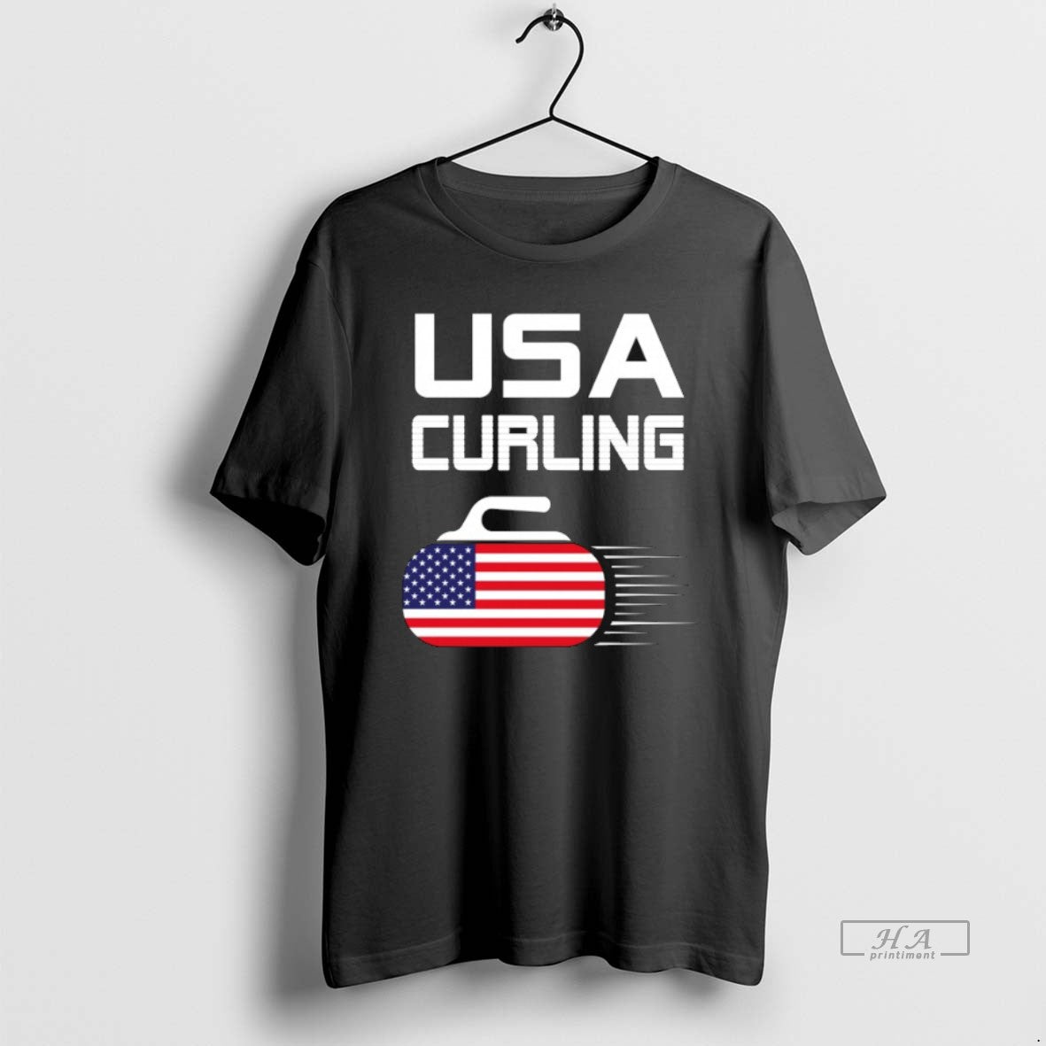 Official Curling Usa American Flag T-Shirt, Sweatshirt, Hoodie