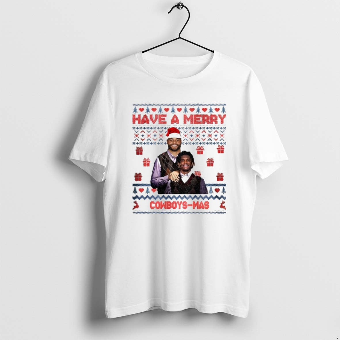 Official Dak Prescott And Ceedee Lamb Dallas Cowboys Stepbrothers Have A Merry Cowboys Mas Christmas T-Shirts, Hoodie,...