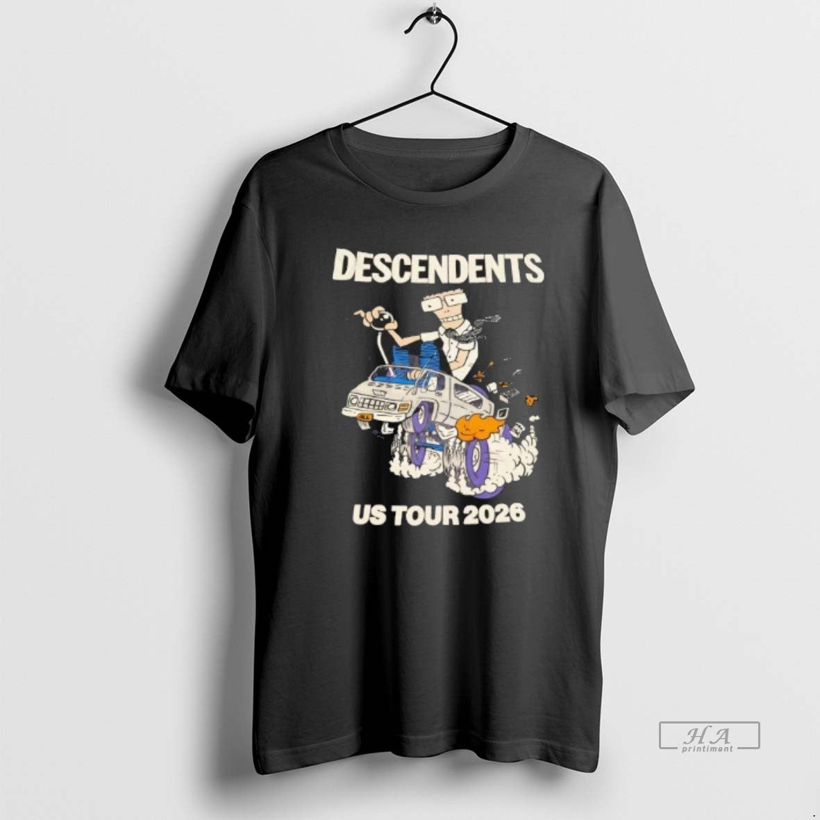 Official Descendents Us Tour 2026 Cartoon T-Shirt, Sweatshirt, Hoodie
