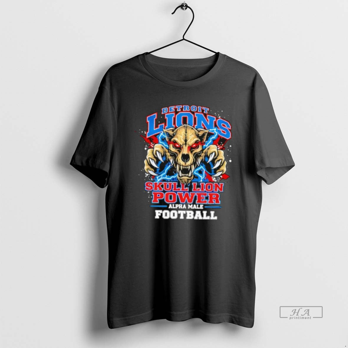 Official Detroit Lions Skull Lion Power Alpha Male Football T-Shirts, Hoodie, Sweatshirt | WearSparks.com