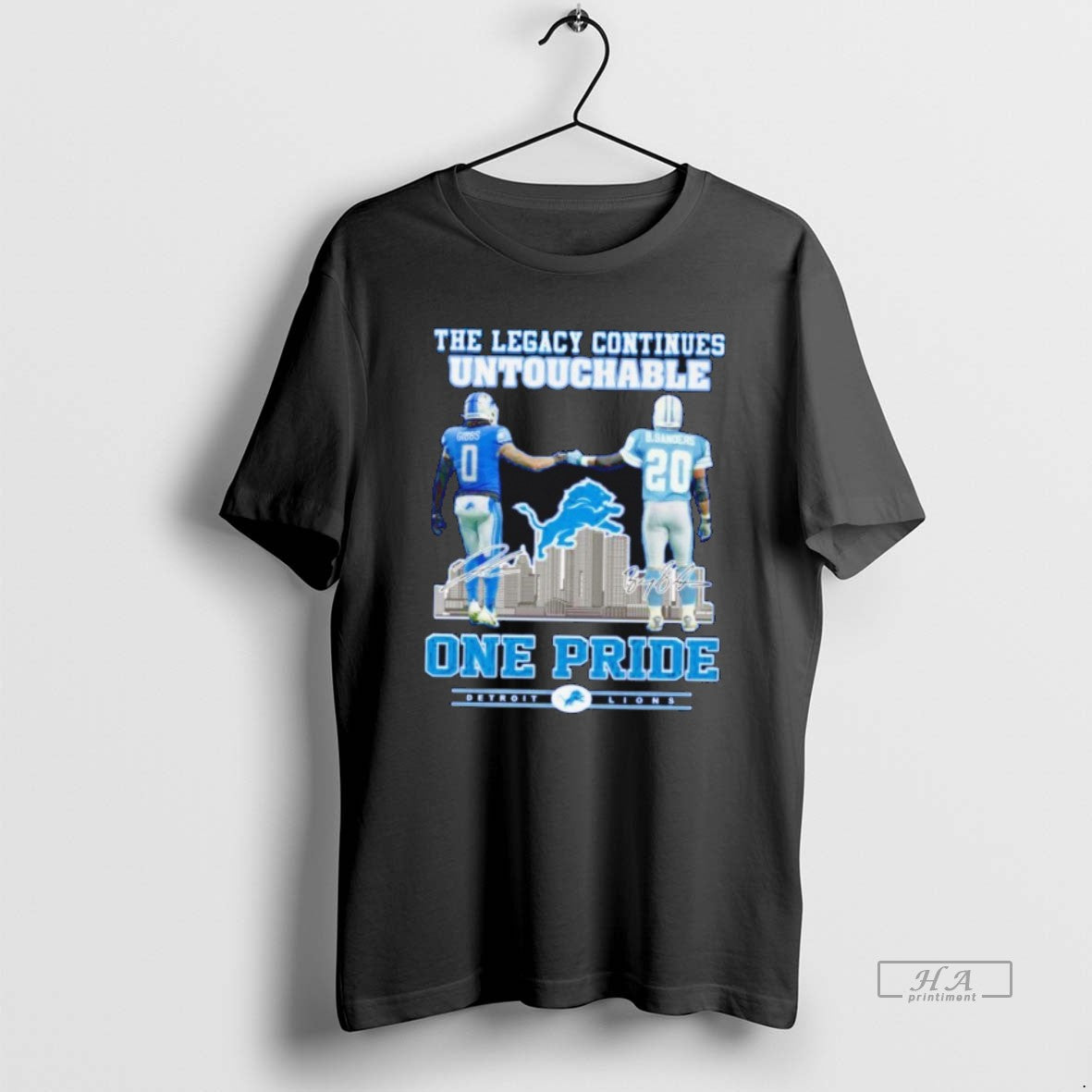 Official Detroit Lions One Pride The Legacy Continues Untouchable 2025 T-Shirts, Hoodie, Sweatshirt | WearSparks.com
