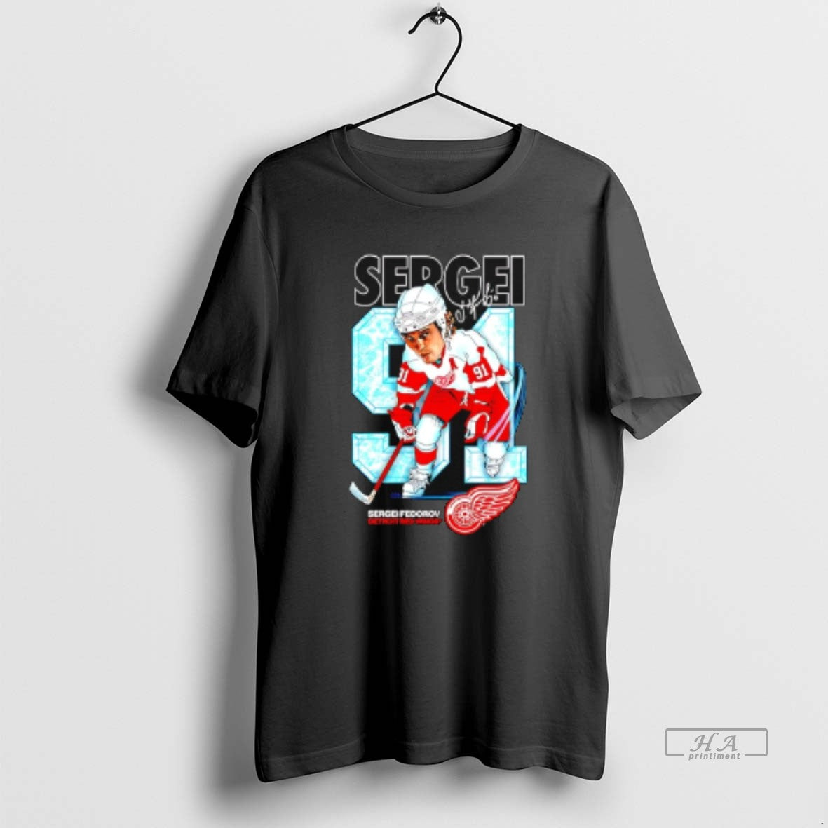 Official Detroit Red Wings Fedorov 91 Forever Ice Cartoon T-Shirts, Hoodie, Sweatshirt | WearSparks.com