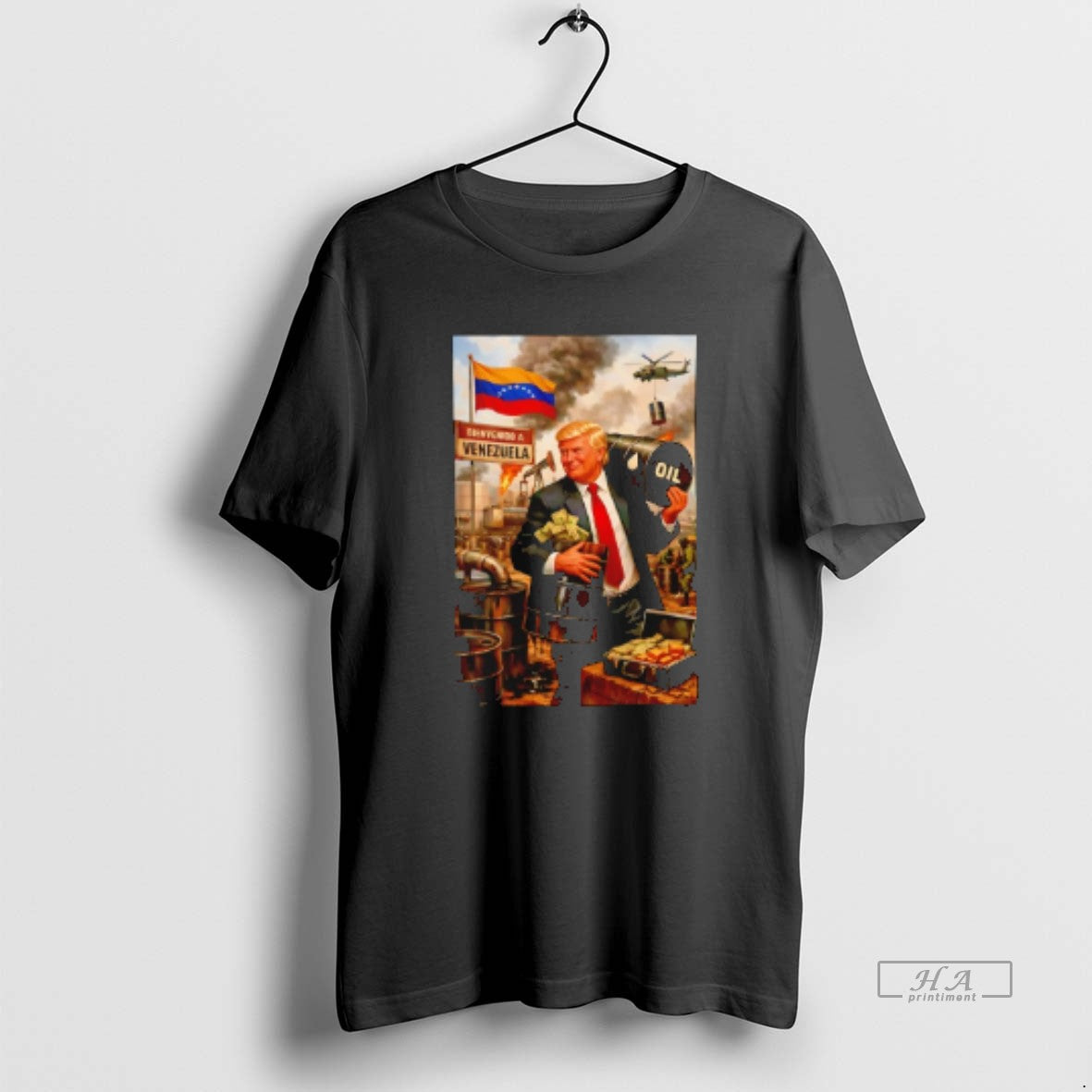 Official Donald Trump Oil And Venezuela Collage T-Shirts, Hoodie, Sweatshirt | WearSparks.com