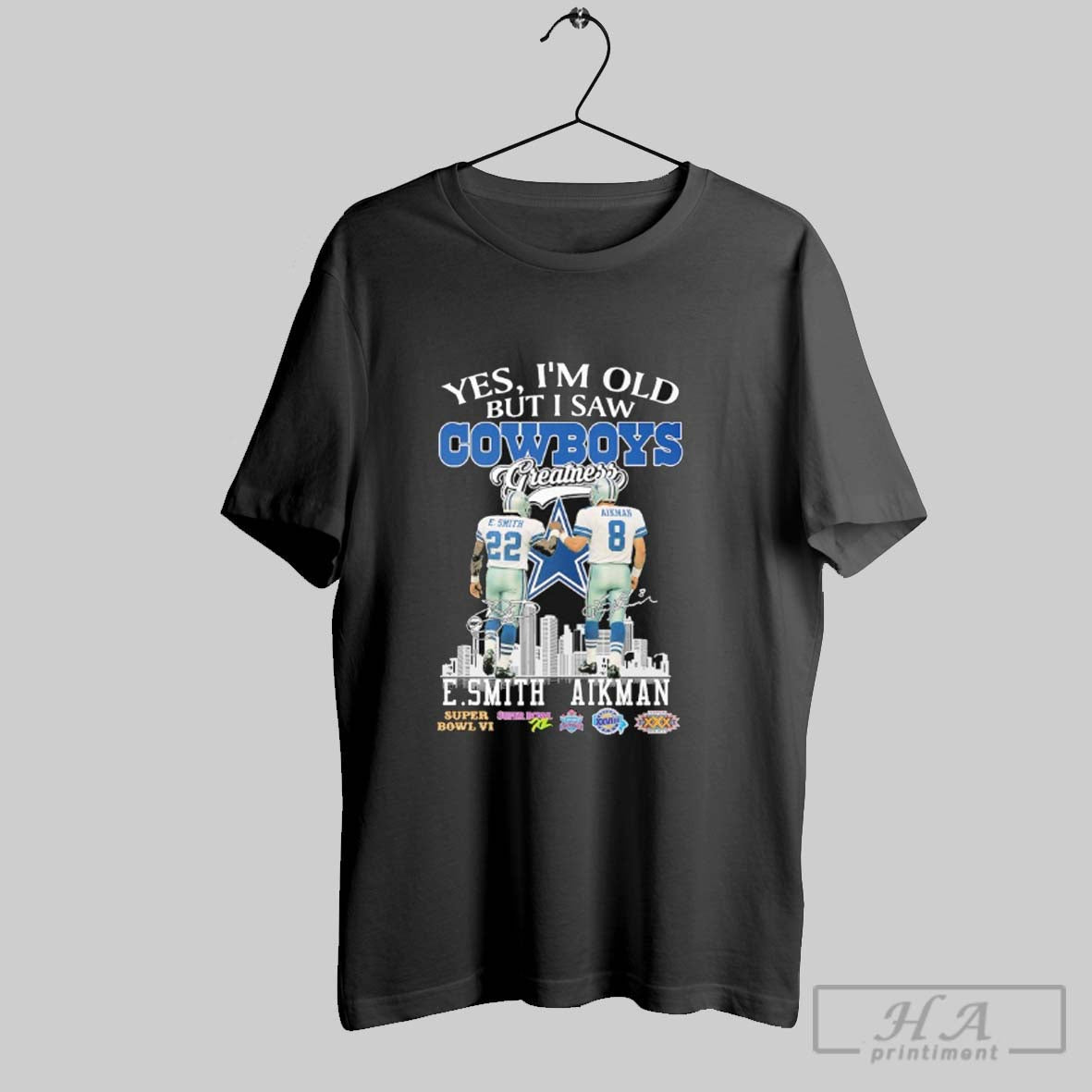 Official Emmitt Smith And Troy Aikman Yes Im Old But I Saw Dallas Cowboys Greatness