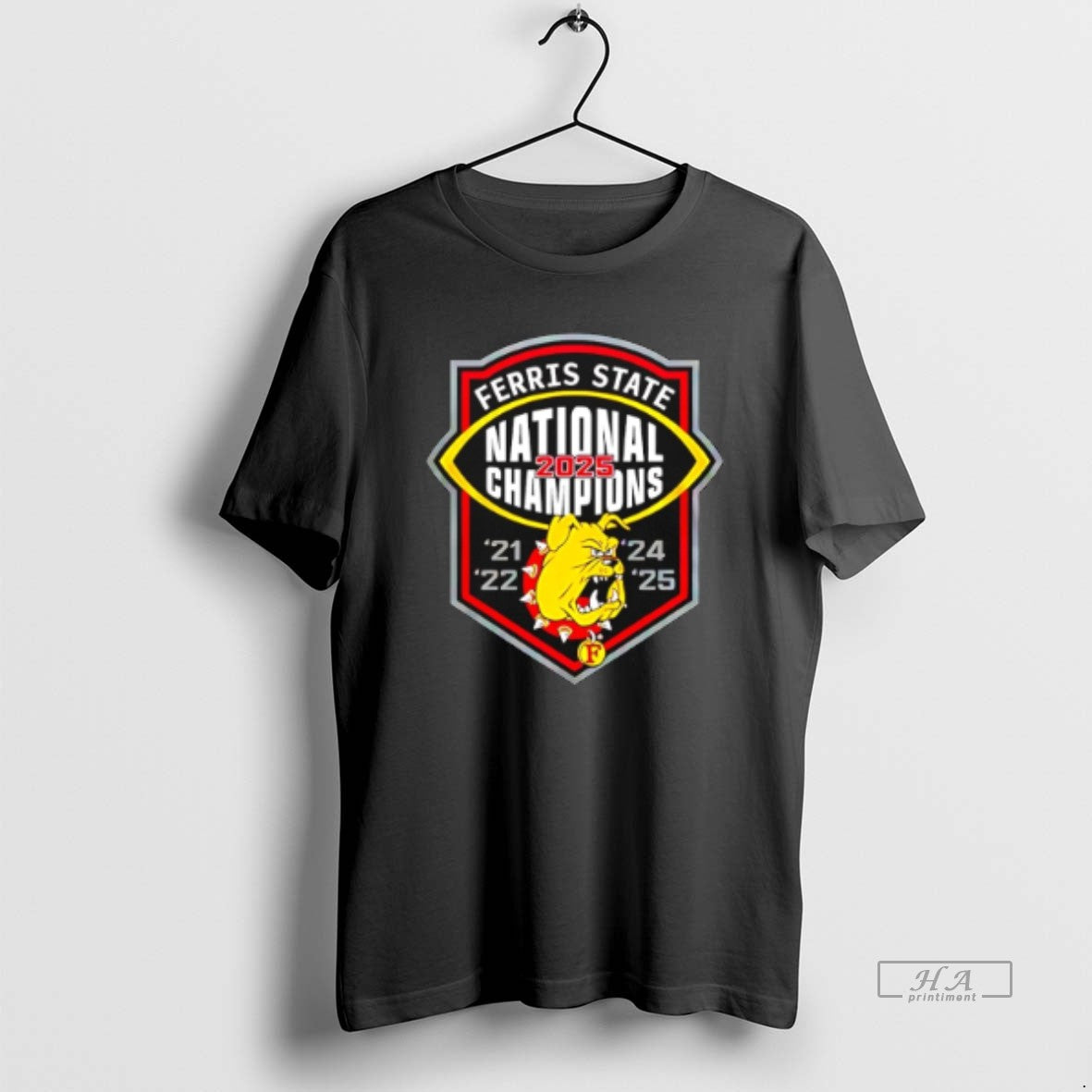 Official Ferris State Back To Back 2025 National Champions 21 22 24 25 T-Shirts, Hoodie, Sweatshirt | WearSparks.com