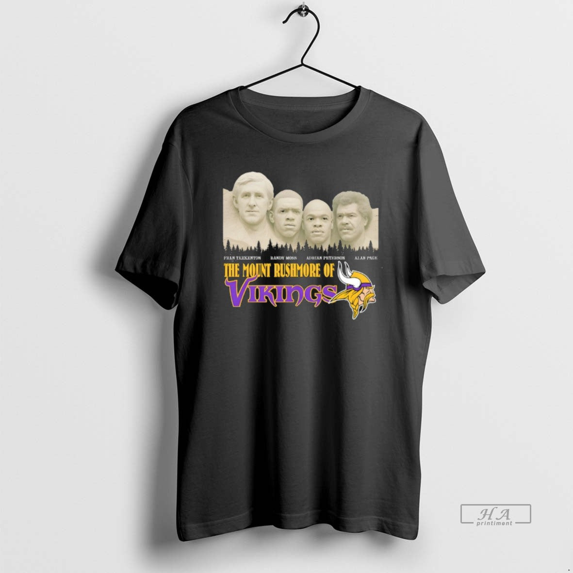 Official Fran Tarkenton Alan Page Randy Moss Adrian Peterson Mount Rushmore Minnesota Vikings T-Shirt, Sweatshirt, Hoodie