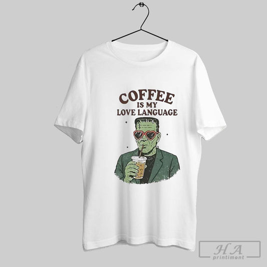Official Frankenstein Coffee Is My Love Language Halloween