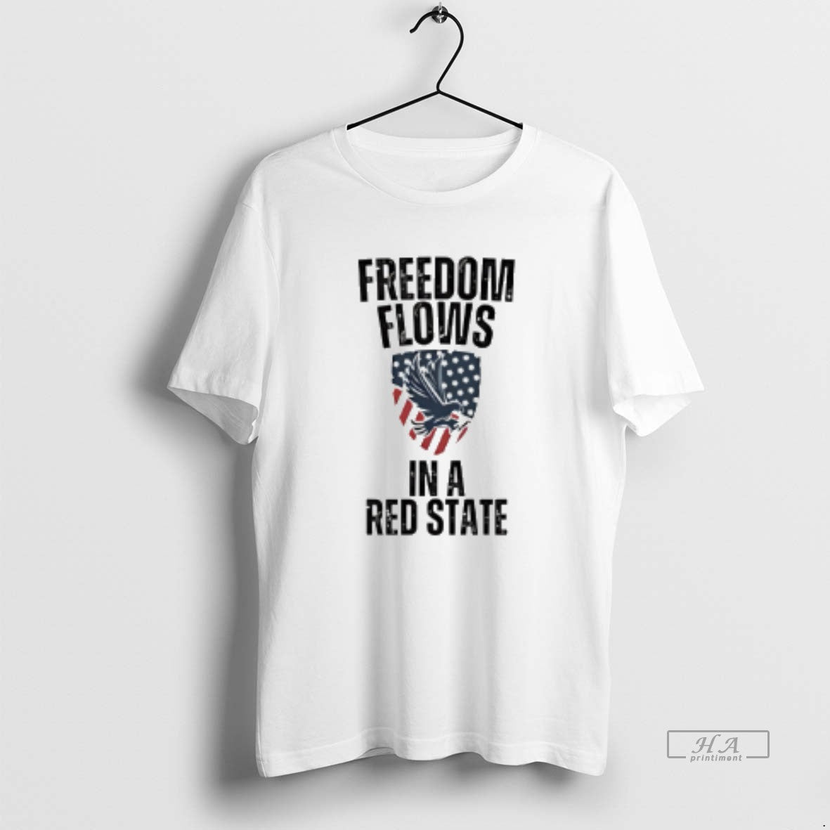 Official Freedom Flows In A Red State T-Shirts, Hoodie, Sweatshirt | WearSparks.com