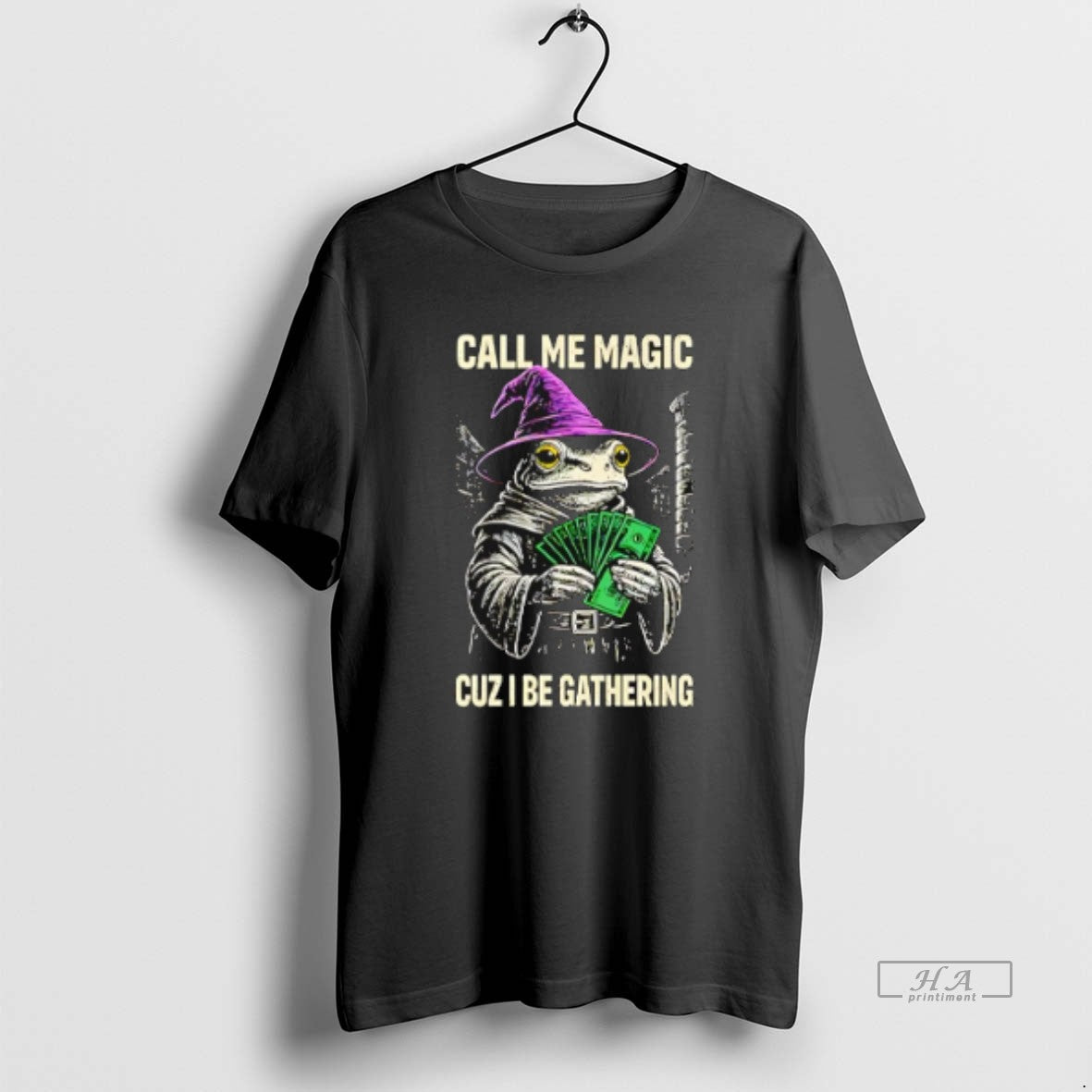 Official Frog Wizard Call Me Magic Cuz I Be Gathering T-Shirts, Hoodie, Sweatshirt | WearSparks.com