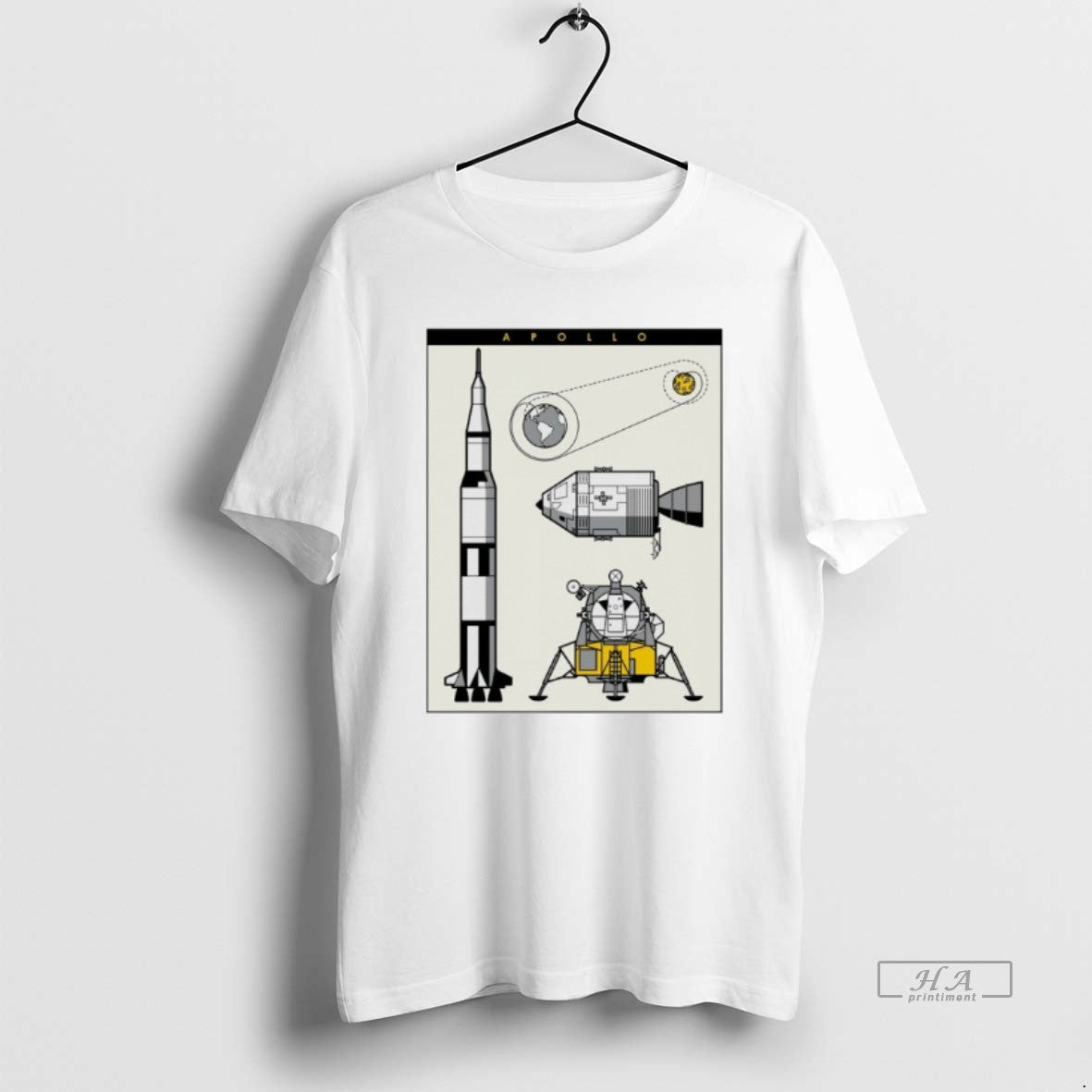 Official Earth Moon Apollo T-Shirt, Sweatshirt, Hoodie