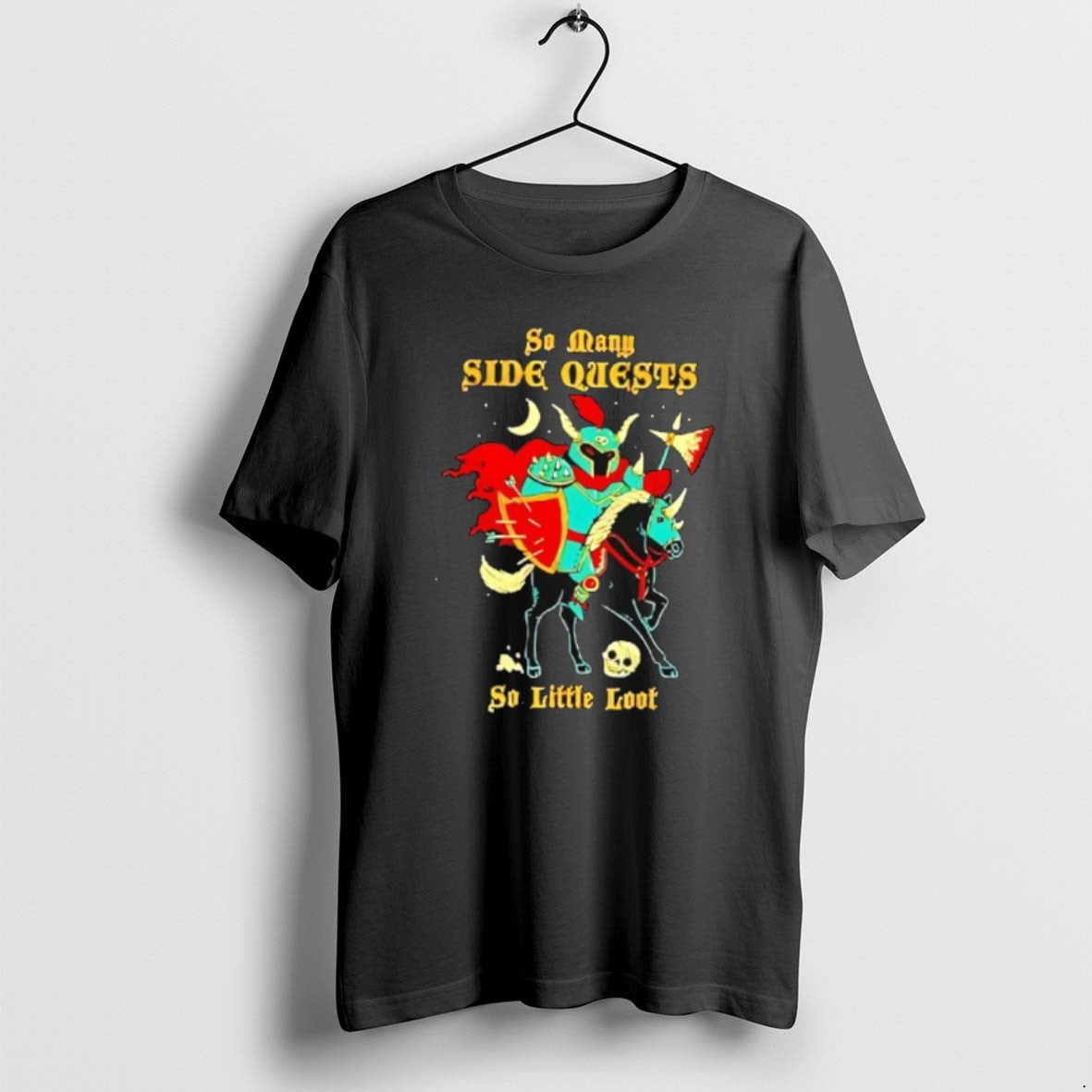 Official Funny So Many Side Quests So Little Loot Graphic T-Shirts, Hoodie, Sweatshirt | WearSparks.com