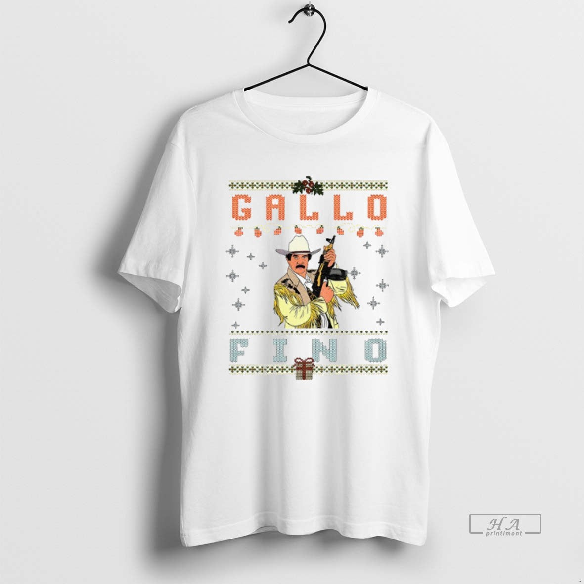 Official Gallo Fino Mexican Cowboy Mexican Corrido Merry Christmas T-Shirts, Hoodie, Sweatshirt | WearSparks.com