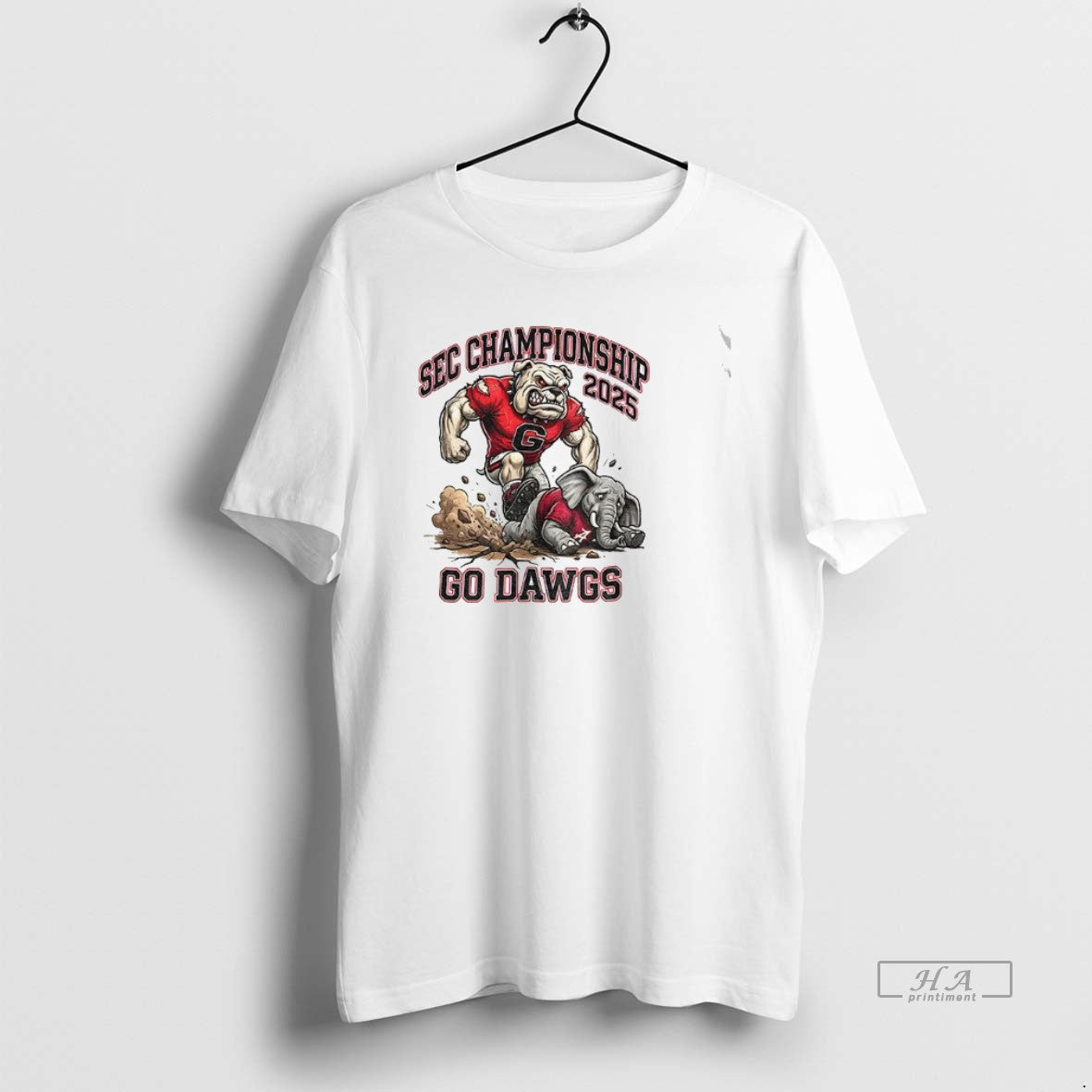 Official Georgia Bulldogs Sec Championship 2025 Go Dawgs Bulldog Mascot Vs Elephant Rivalry Football T-Shirts, Hoodie,...