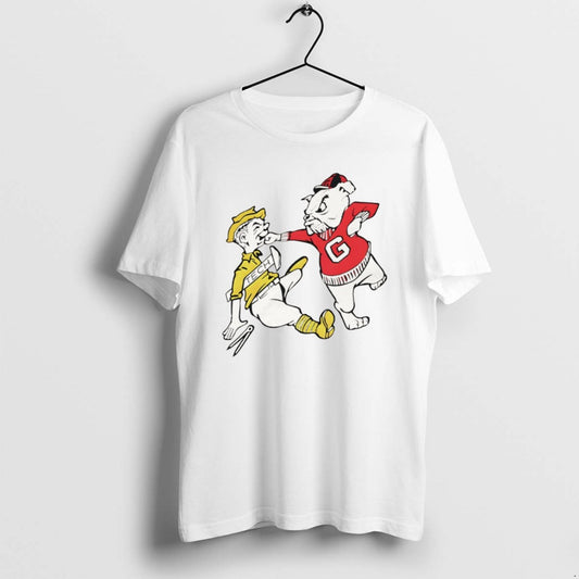 Official Georgia Bulldogs Beat Georgia Tech Yellow Jackets Mascot Meme T-Shirts, Hoodie, Sweatshirt | WearSparks.com
