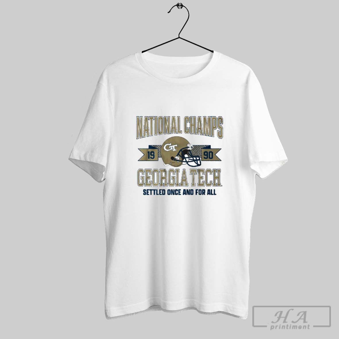 Official Georgia Tech Yellow Jackets 1990 National Champs Settled Once And For All