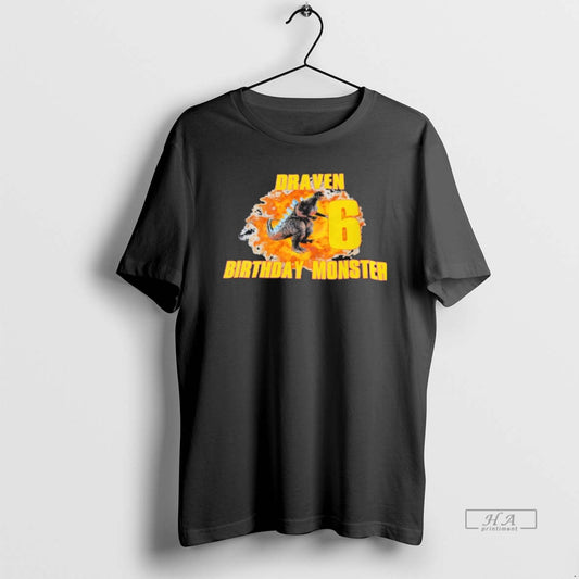 Official Godzilla Draven Birthday Monster T-Shirt, Sweatshirt, Hoodie