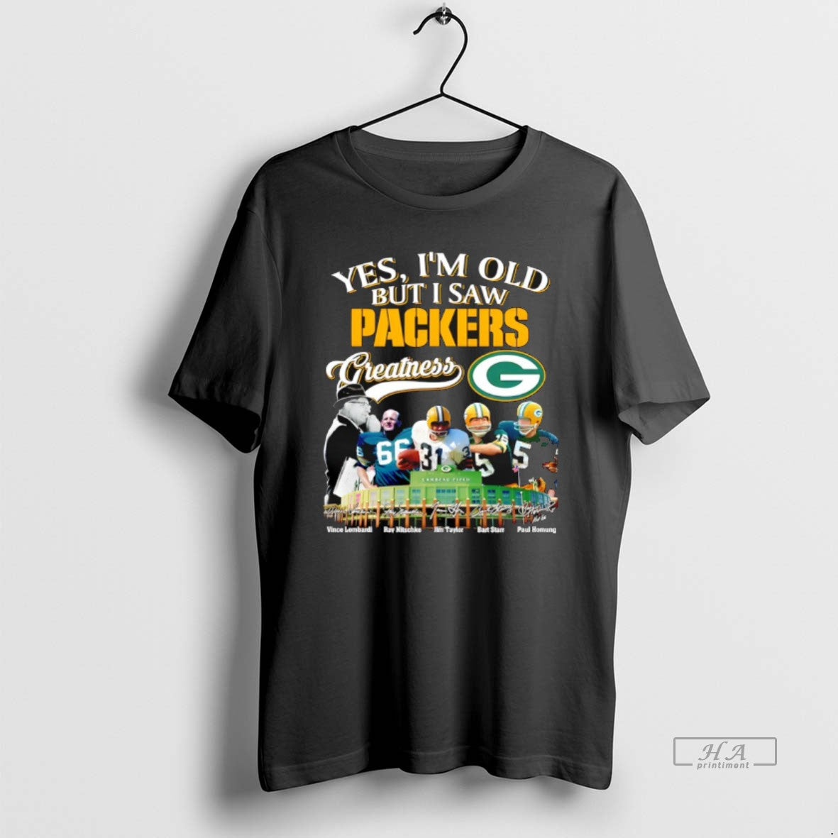 Official Green Bay Packers Legend Coach Players Yes Im Old Saw Packers T-Shirt, Sweatshirt, Hoodie