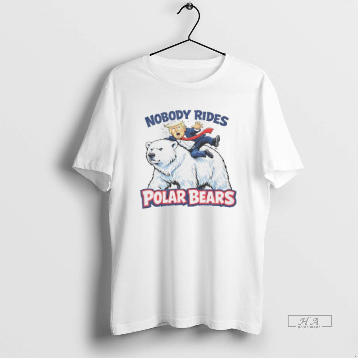Official Greenland Nobody Rides Polar Bears Trump Caricature T-Shirts, Hoodie, Sweatshirt | WearSparks.com