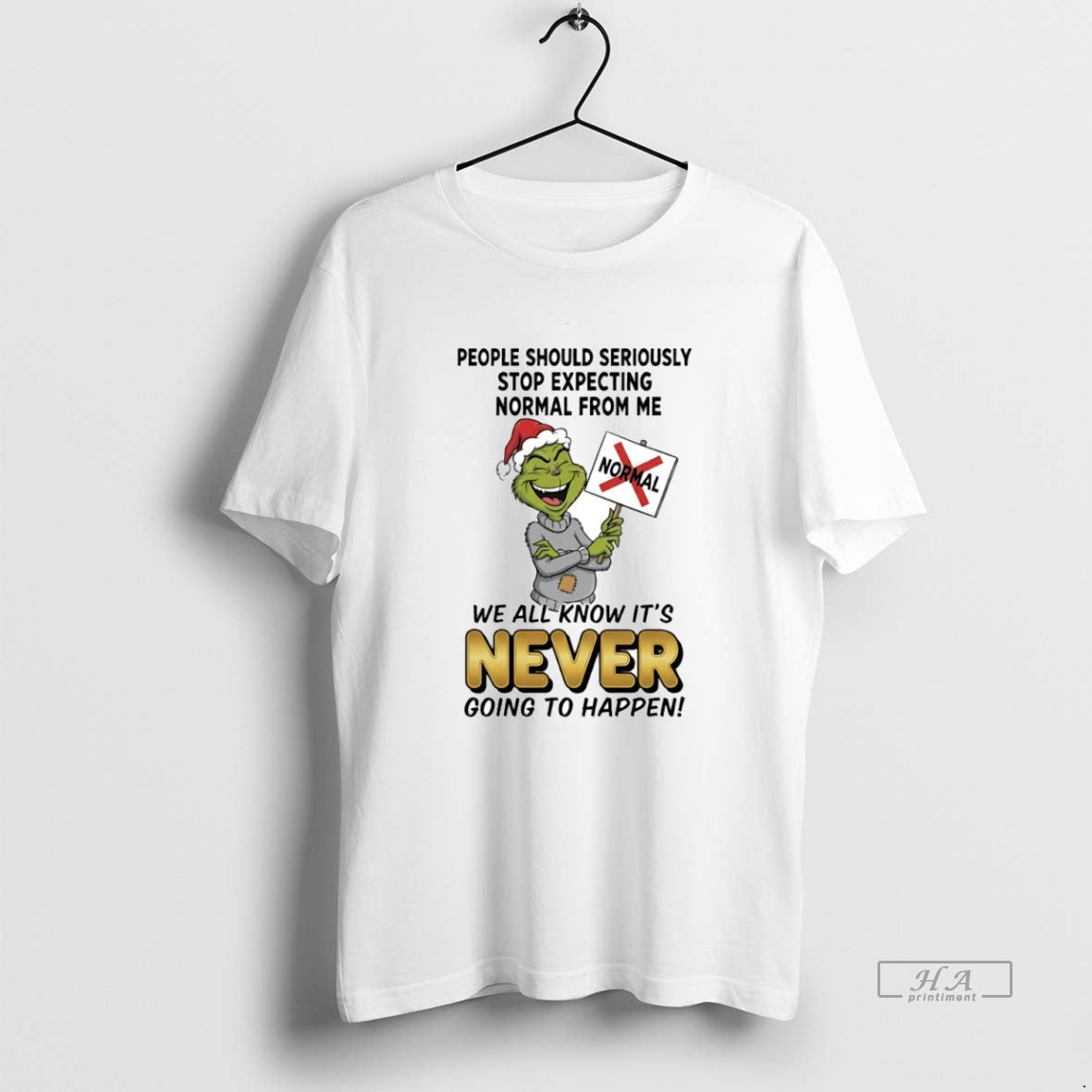 Official Grinch We All Know Its Never Going To Happen Circle T-Shirts, Hoodie, Sweatshirt | WearSparks.com
