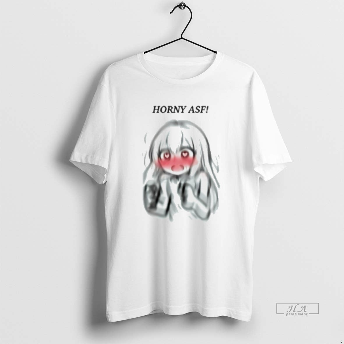 Official Horny Asf The Girl Blushed T-Shirts, Hoodie, Sweatshirt | WearSparks.com
