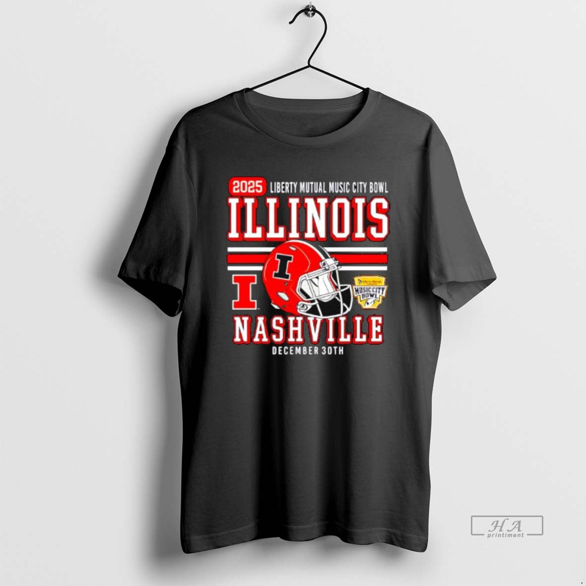 Official Illinois Football 2025 Liberty Mutual Music City Bowl Dec 30th T-Shirts, Hoodie, Sweatshirt | WearSparks.com