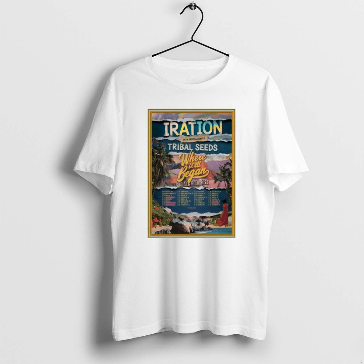 Official Iration With Special Guests Tribal Seeds Where It All Began Summer Tour 2026 T-Shirts, Hoodie, Sweatshirt