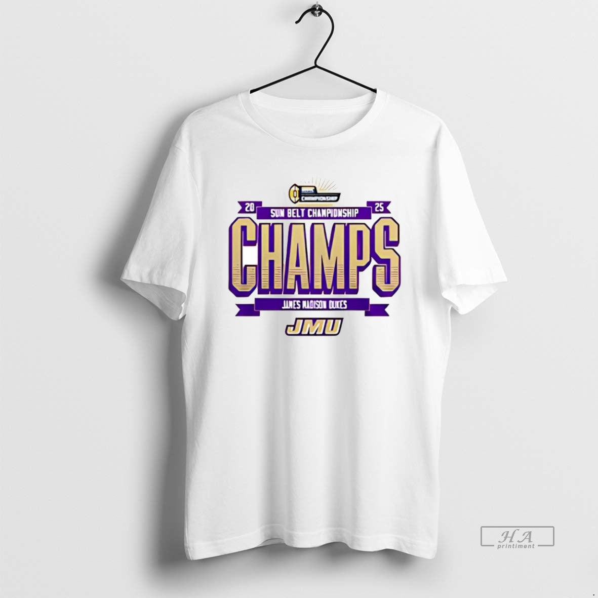 Official Jmu Football 2025 Sun Belt Championship 2 Sided T-Shirts, Hoodie, Sweatshirt | WearSparks.com