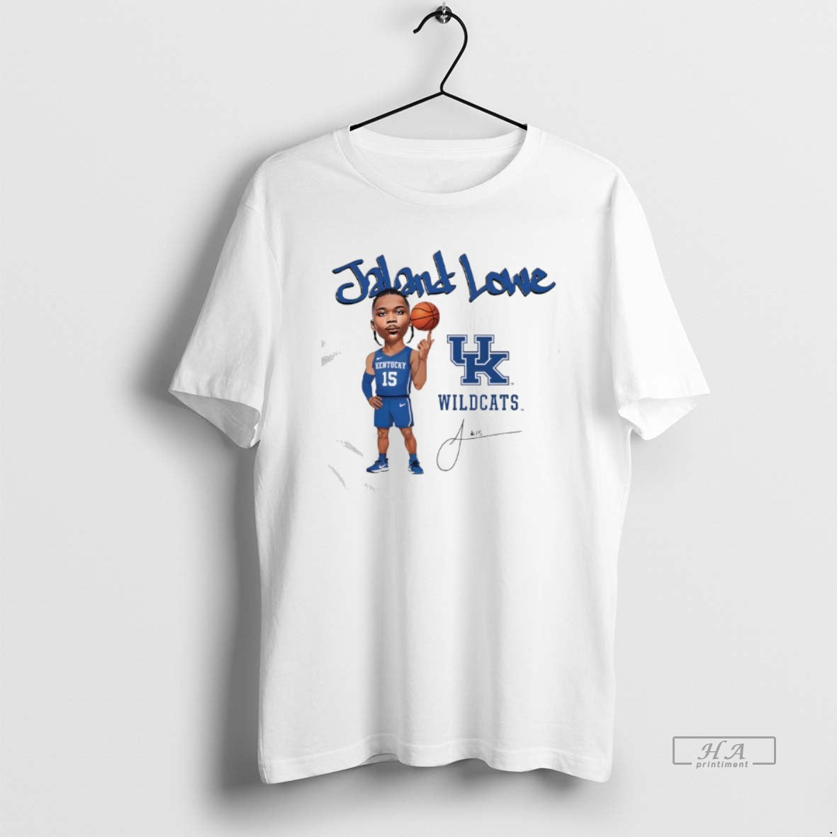 Official Jaland Lowe Uk Wildcats Caricature Signature T-Shirts, Hoodie, Sweatshirt | WearSparks.com