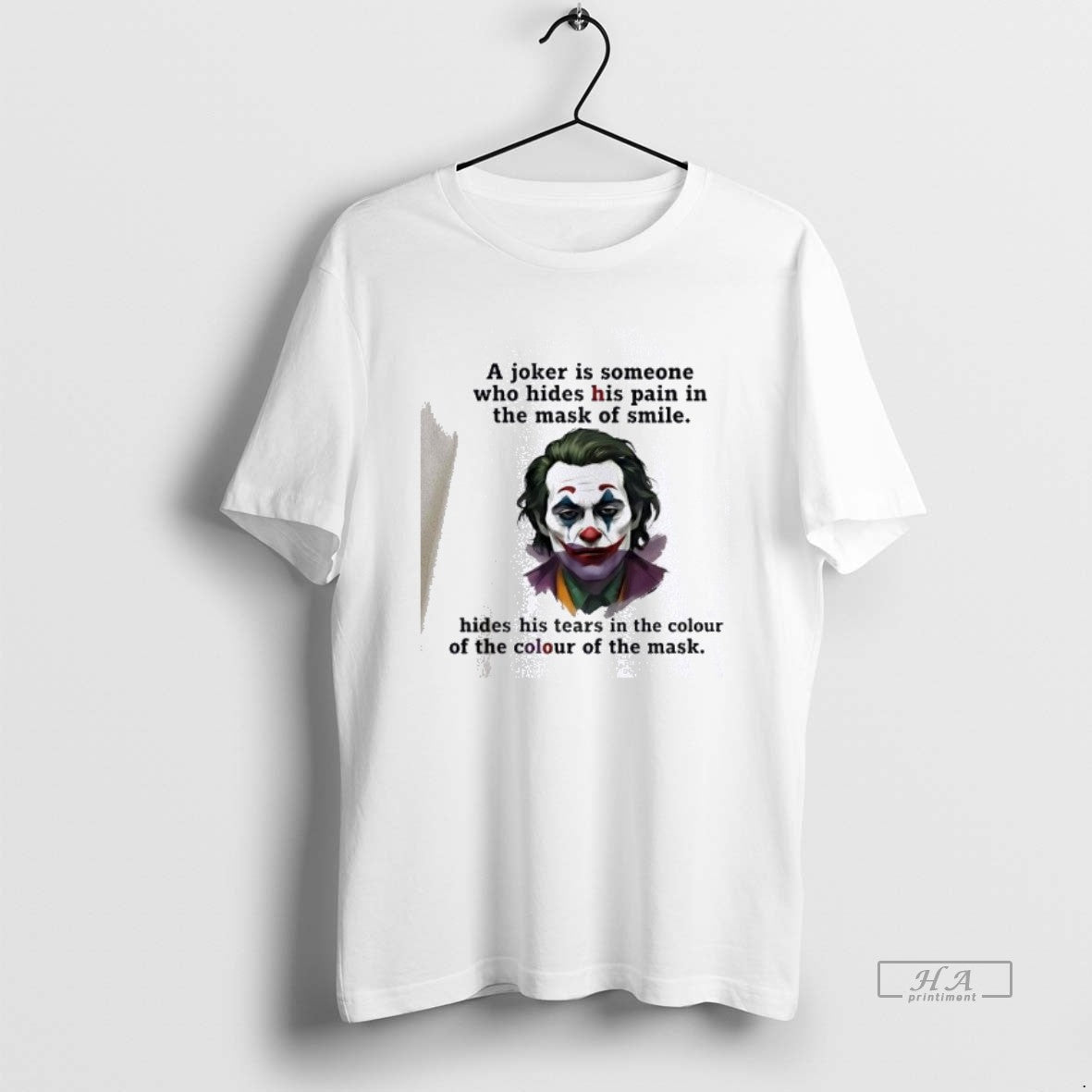 Official Joker A Joker Is Someone Who Hides His Pain In The Mask Of Smile T-Shirts, Hoodie, Sweatshirt | WearSparks.com