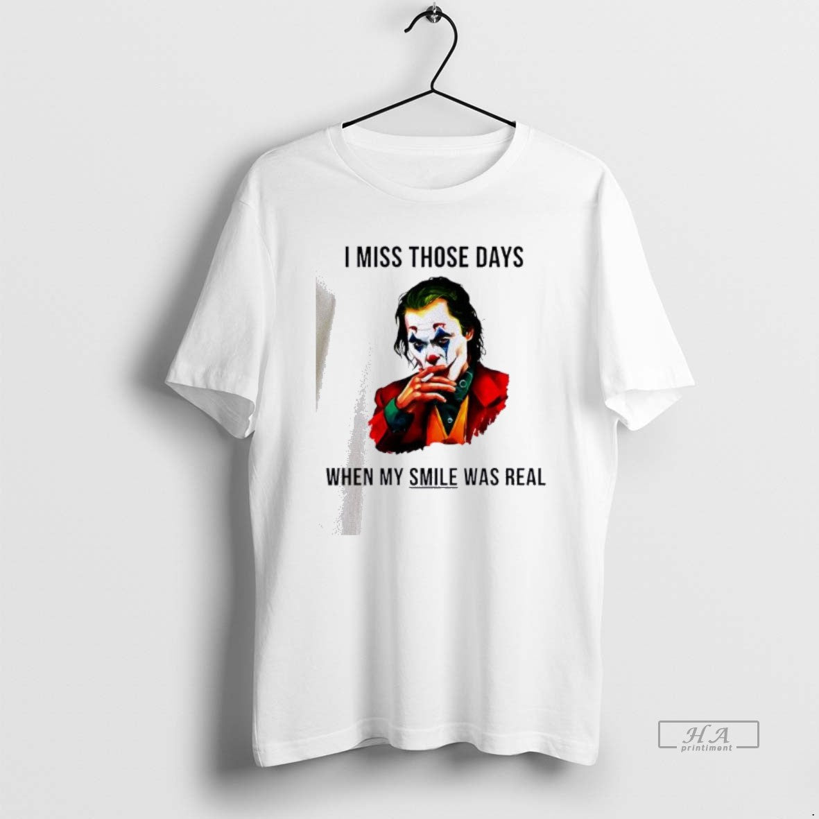 Official Joker I Miss Those Days When My Smile Was Real T-Shirts, Hoodie, Sweatshirt | WearSparks.com