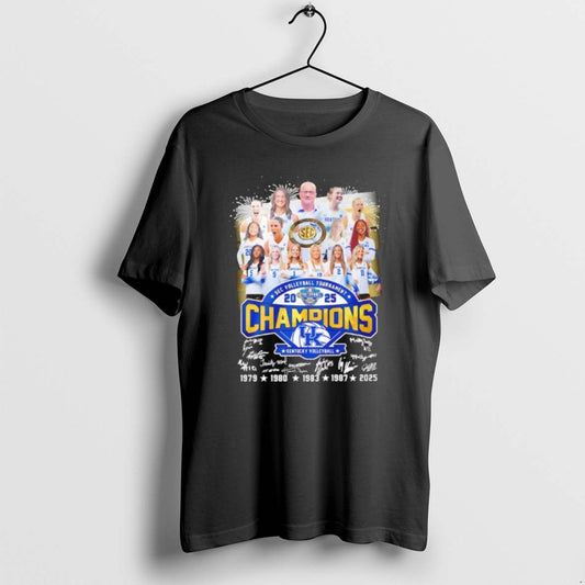 Official Kentucky Volleyball 2025 Sec Volleyball Tournament Champions Signatures T-Shirts, Hoodie, Sweatshirt