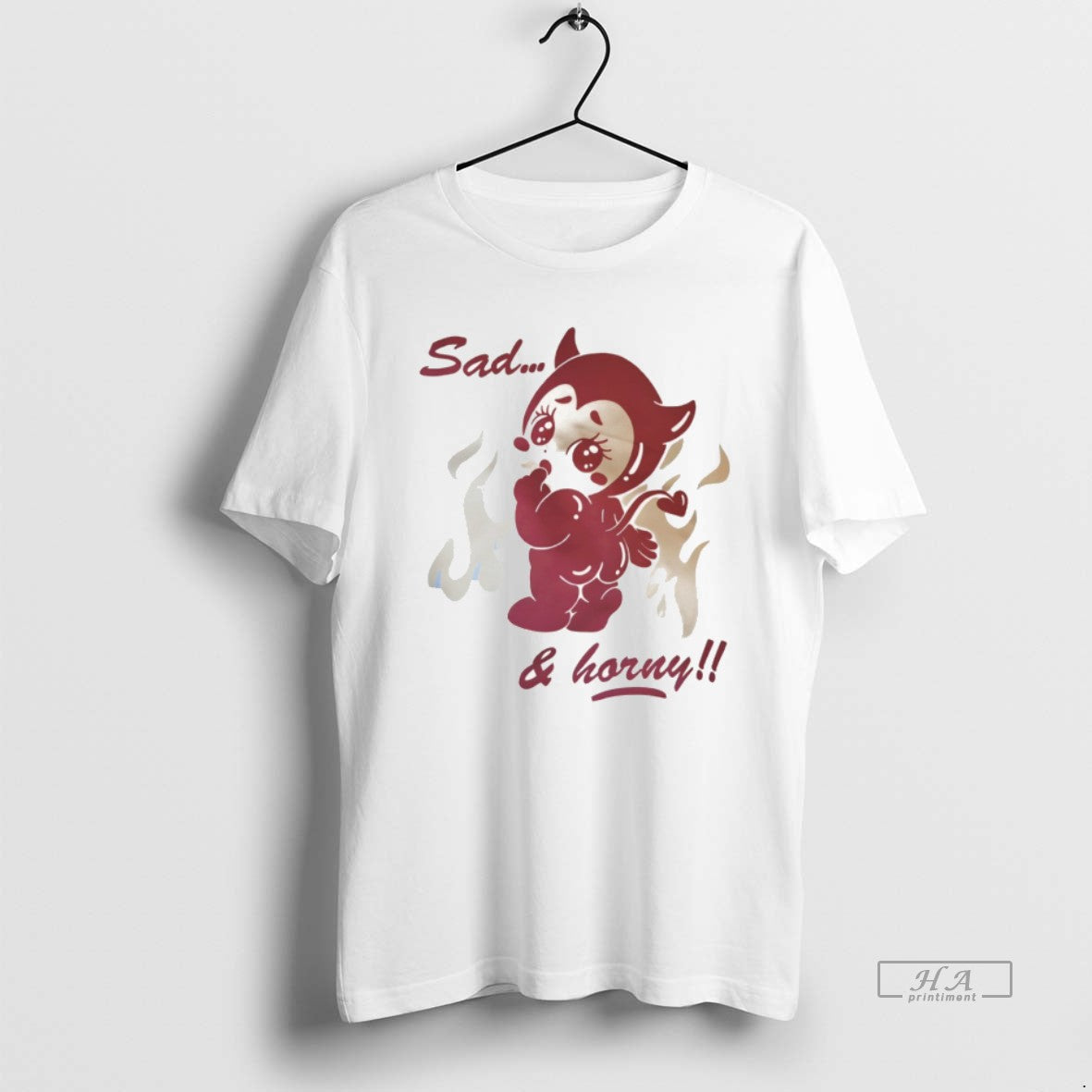 Official Kewpie Baby Devil Cupid Love Sad And Horny Valentines Day T-Shirts, Hoodie, Sweatshirt | WearSparks.com