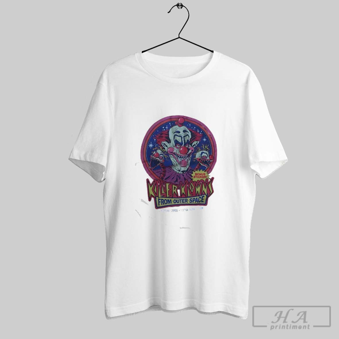 Official Killer Klowns From Outer Space Movie Horror 80s Thm Bonus Sticker Poster