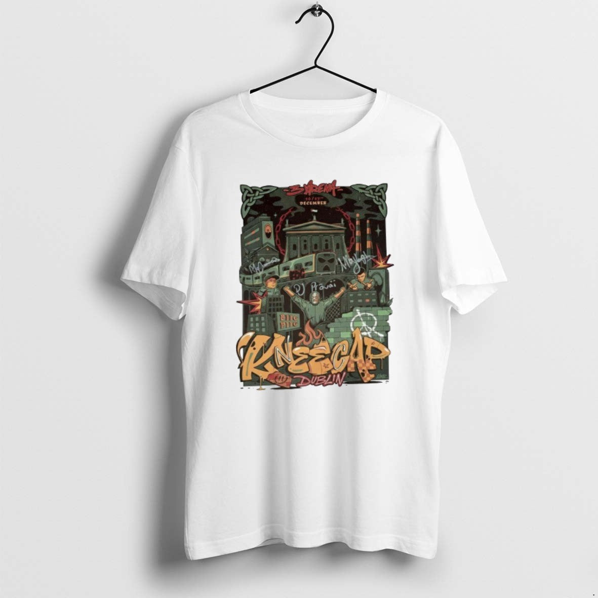 Official Kneecap Dublin Ireland 2025 Event At 3 Arena On December 16 17 2025 Signed T-Shirts, Hoodie, Sweatshirt