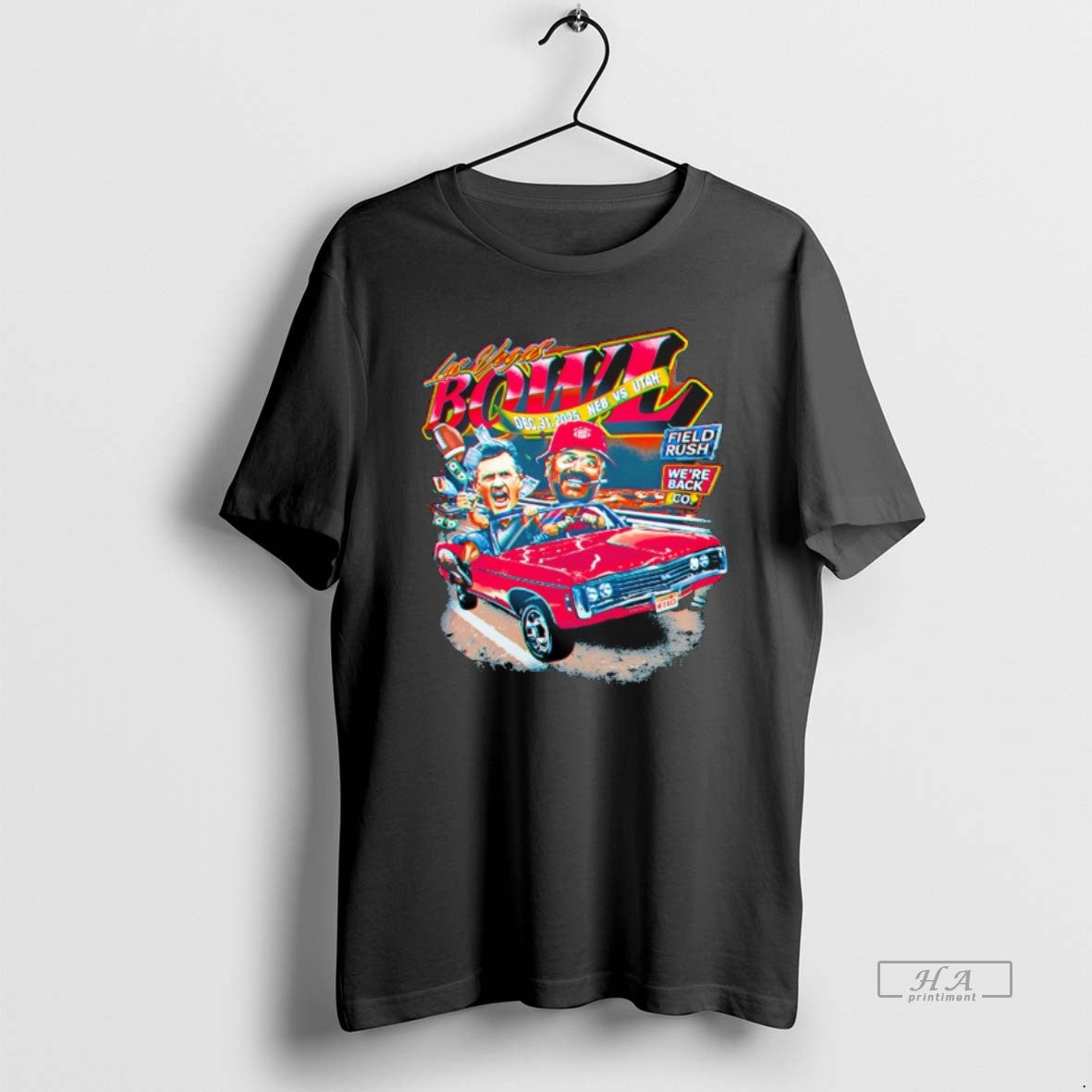 Official Las Vegas Bowl Dec 31st 2025 Neb Vs Utah Field Rush Were Back Go T-Shirts, Hoodie, Sweatshirt | WearSparks.com