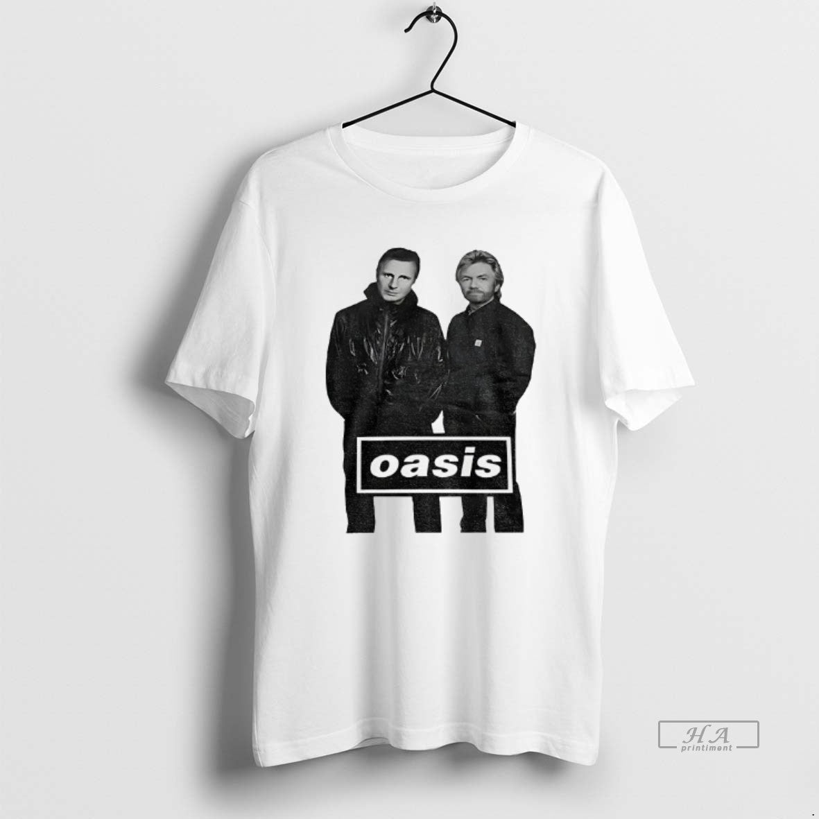 Official Liam Neeson And Noel Edmonds Oasis T-Shirts, Hoodie, Sweatshirt | WearSparks.com