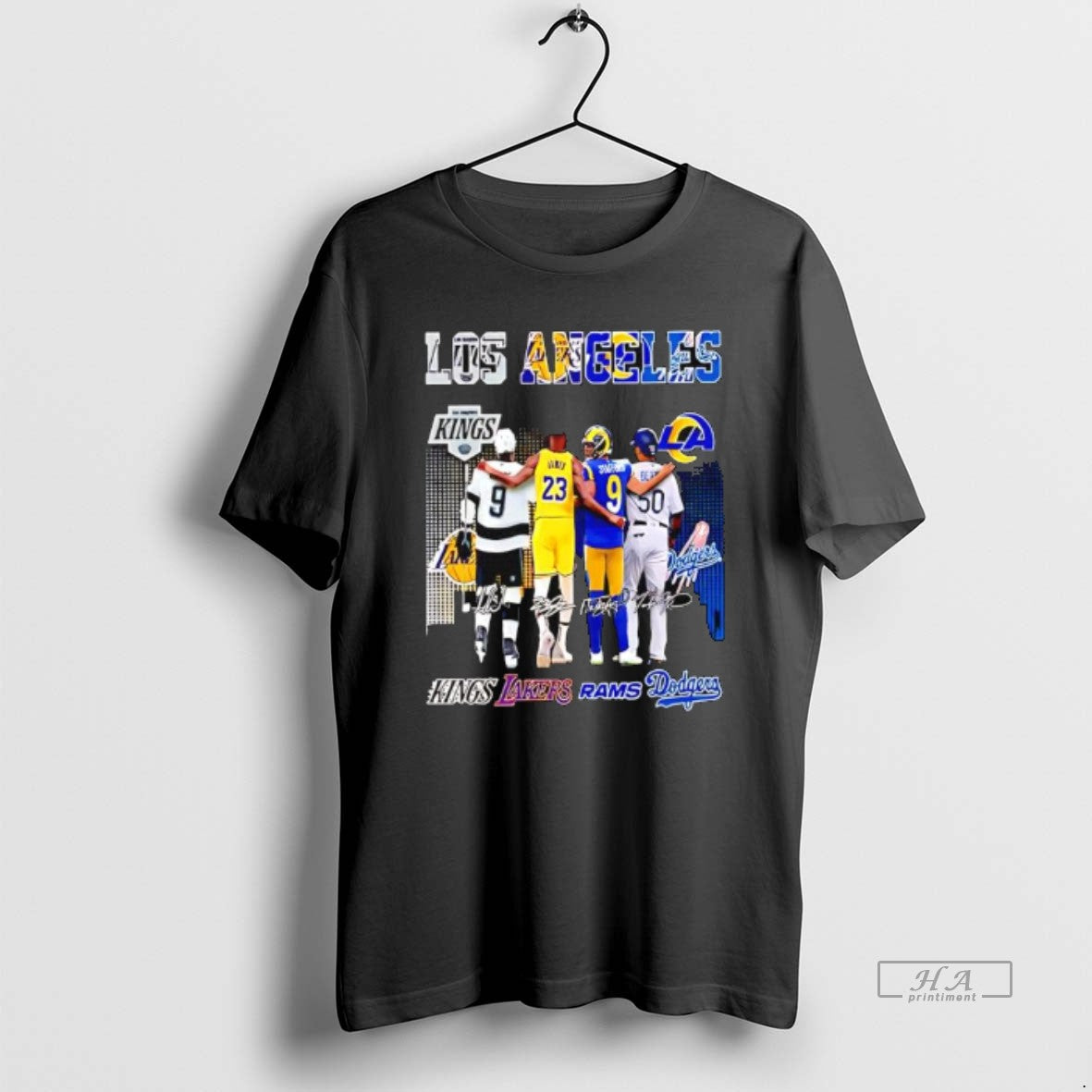 Official Los Angeles Professional Sports Teams And Players Kings Lakers Rams And Dodgers T-Shirts, Hoodie, Sweatshirt