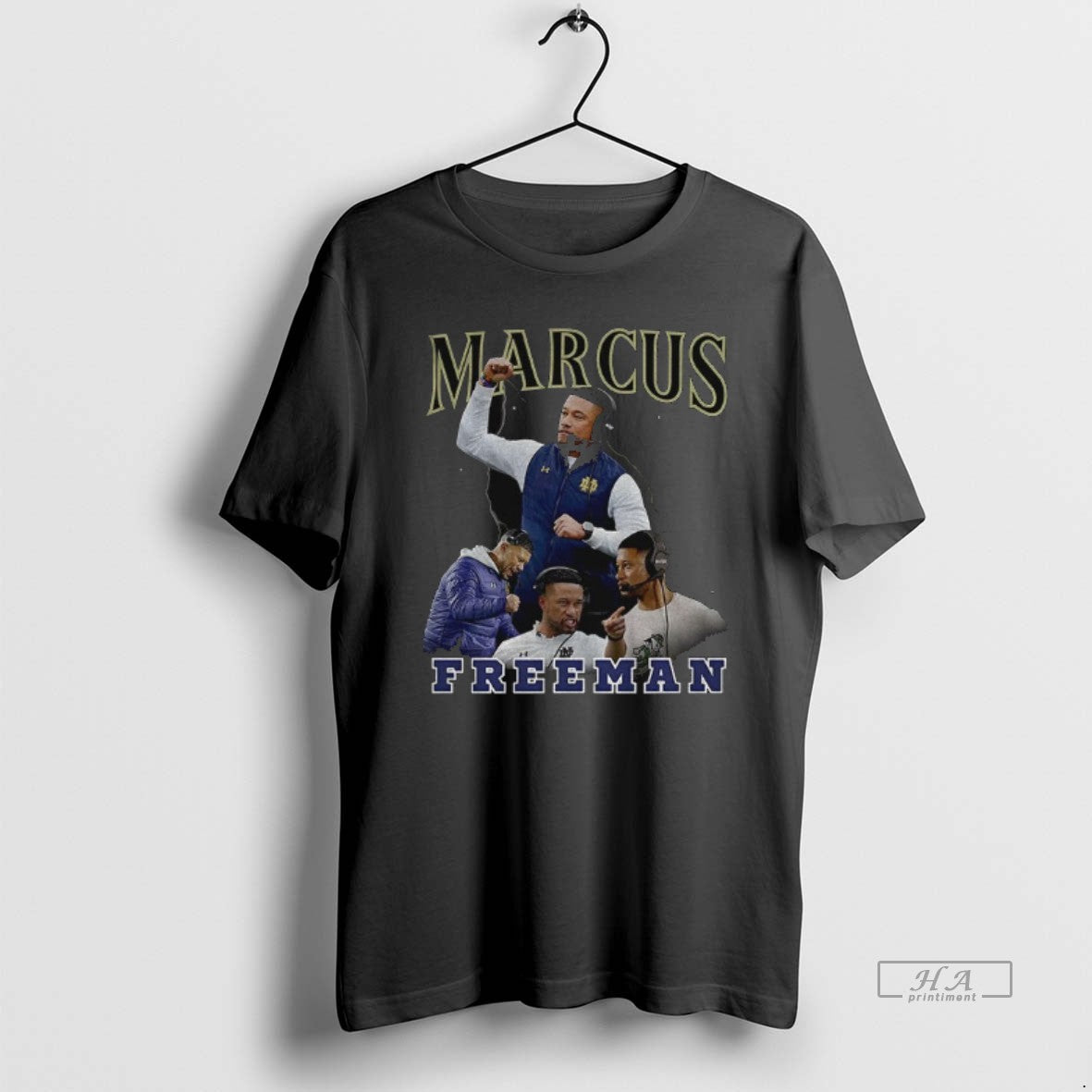 Official Marcus Freeman Notre Dame Fighting Irish Football Graphic Vintage T-Shirts, Hoodie, Sweatshirt | WearSparks.com