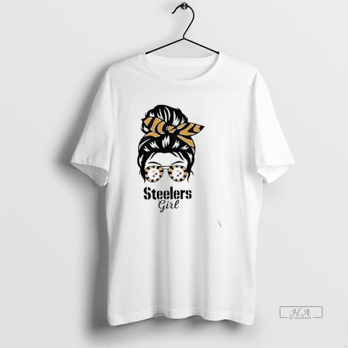Official Messy Bun Steelers Girl T-Shirts, Hoodie, Sweatshirt | WearSparks.com
