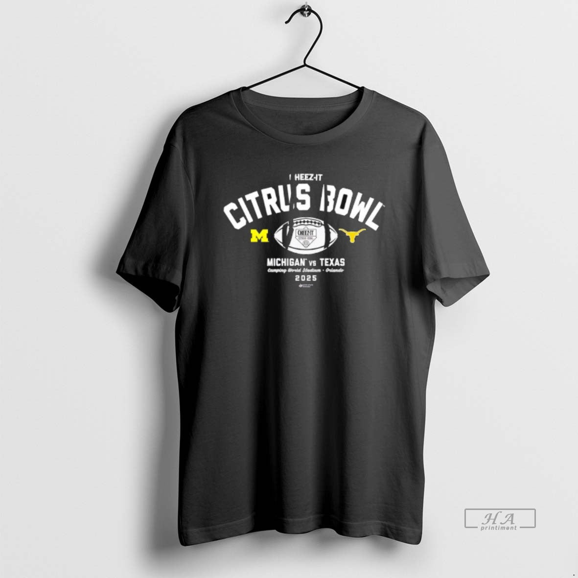 Official Michigan Vs Texas Orlando 2025 Cheez It Citrus Bowl Game Camping World Stadium T-Shirts, Hoodie, Sweatshirt