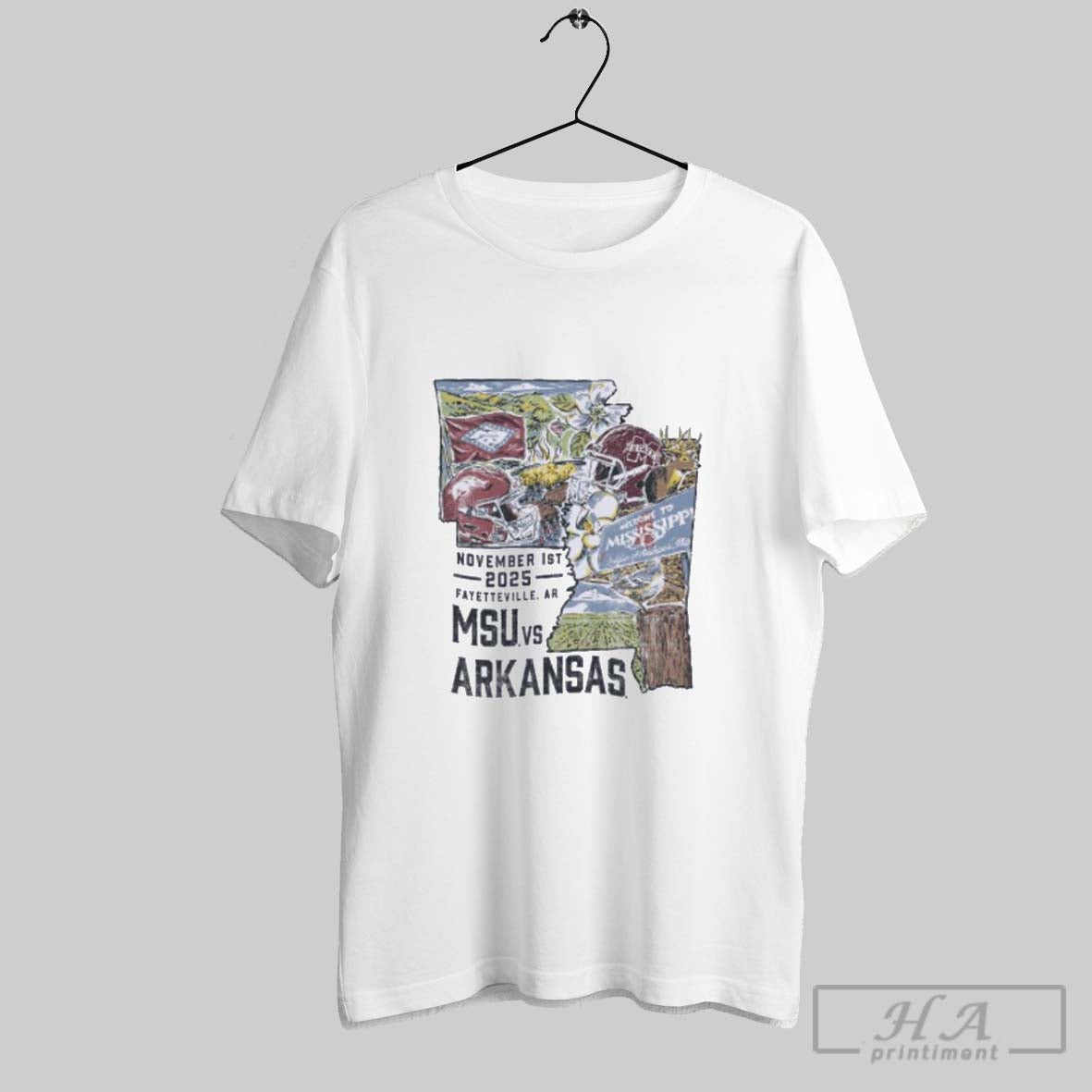 Official Mississippi State Bulldogs Vs Arkansas Razorbacks Game Day 2025 T