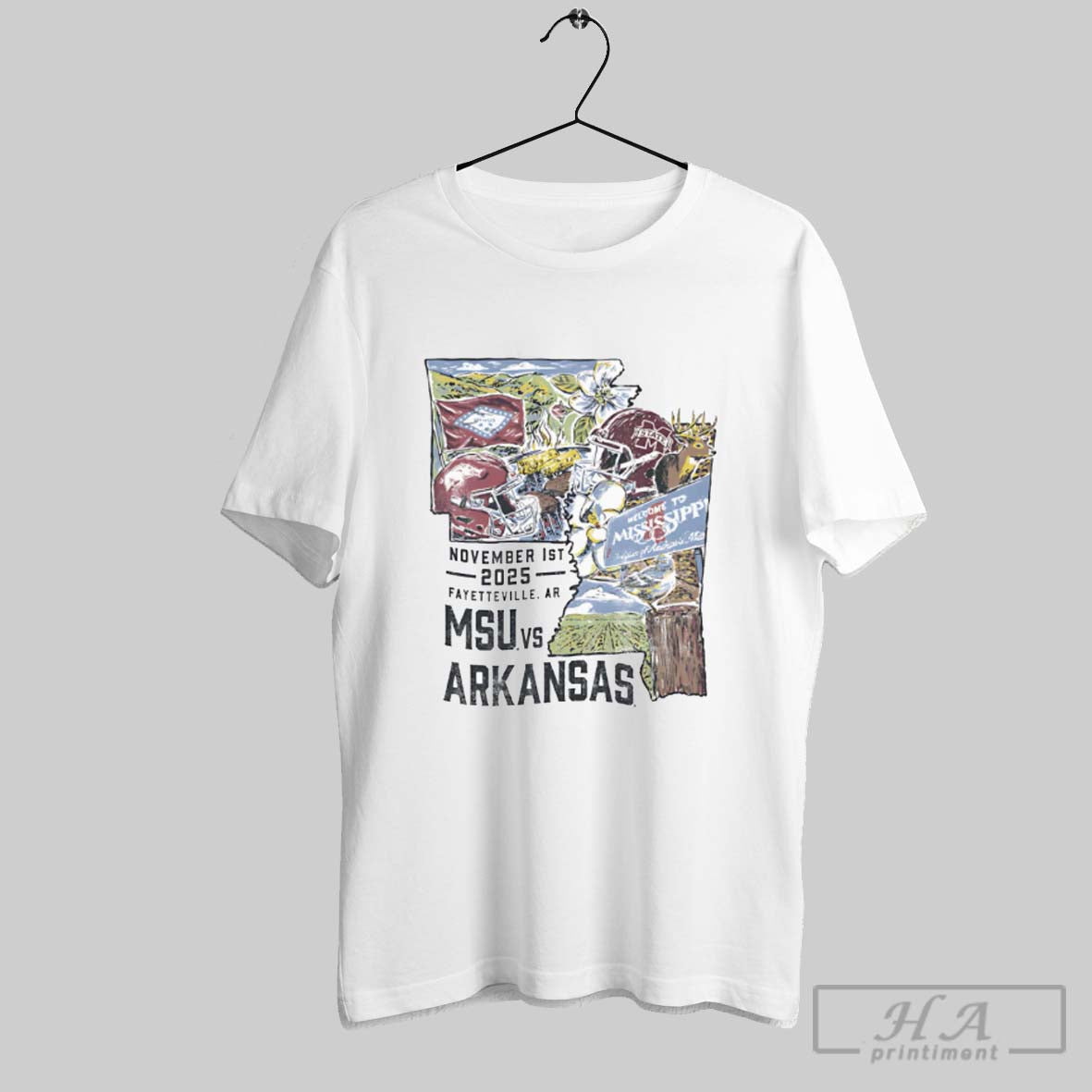 Official Mississippi State Vs Arkansas Game Day 2025