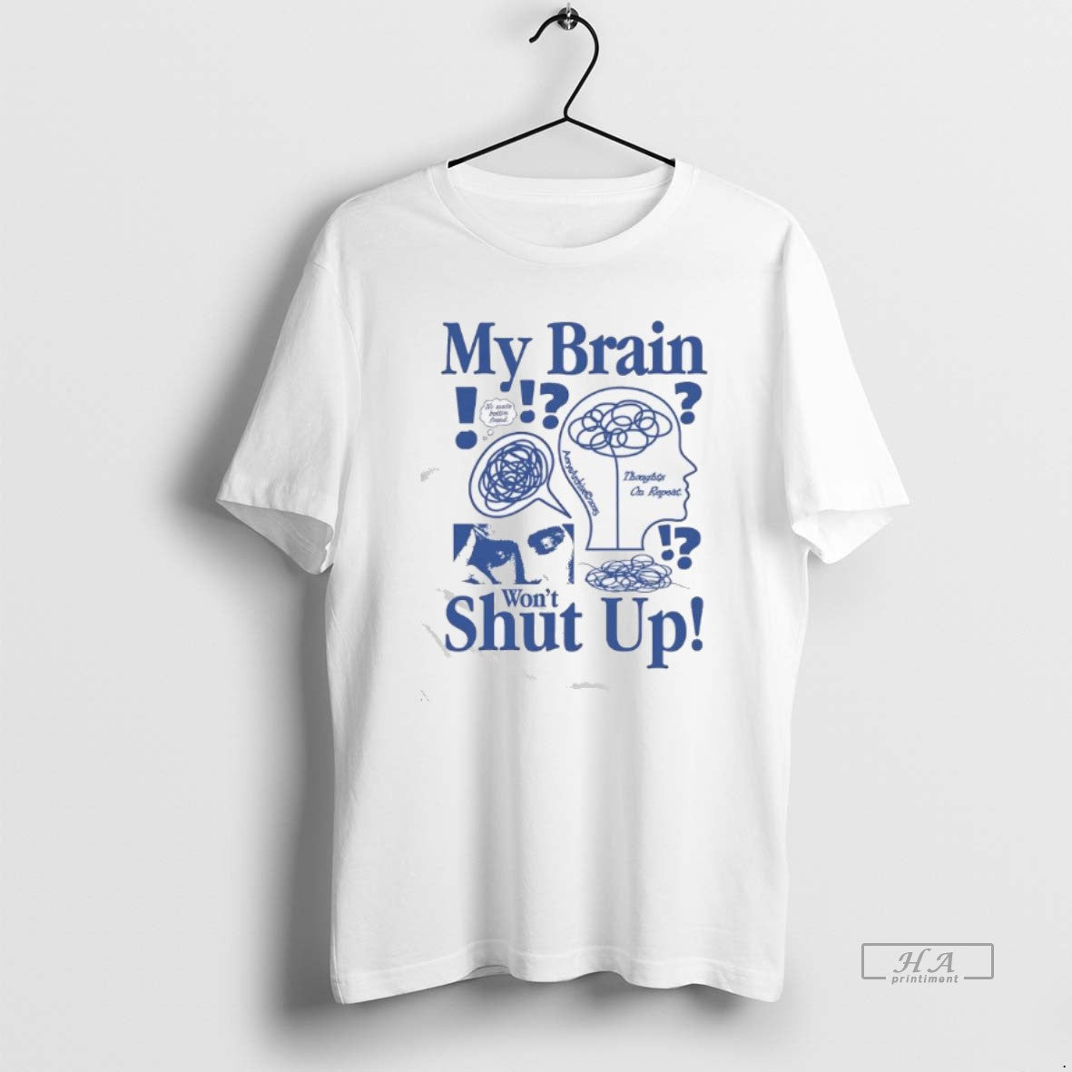 Official My Brain Wont Shut Up Graphic T-Shirts, Hoodie, Sweatshirt | WearSparks.com