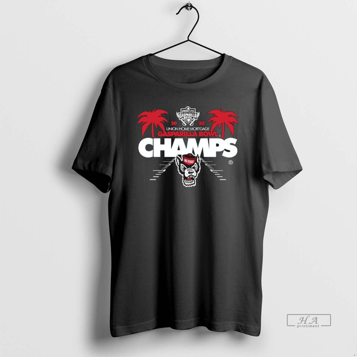 Official Nc State Wolfpack 2025 Ncaa Football Union Home Mortgage Gasparilla Bowl Champions T-Shirts, Hoodie, Sweatshirt