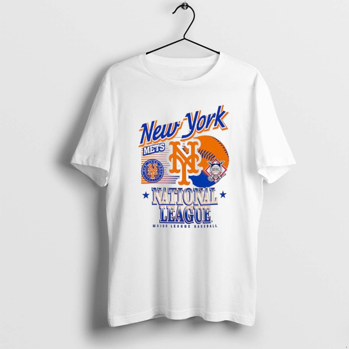 Official New York Mets Mlb American National League Logo Ball Retro T-Shirts, Hoodie, Sweatshirt | WearSparks.com