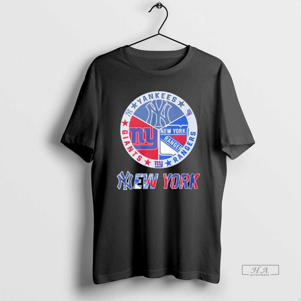 Official New York Yankees New York Rangers New York Giants Mashup Logo T-Shirts, Hoodie, Sweatshirt | WearSparks.com