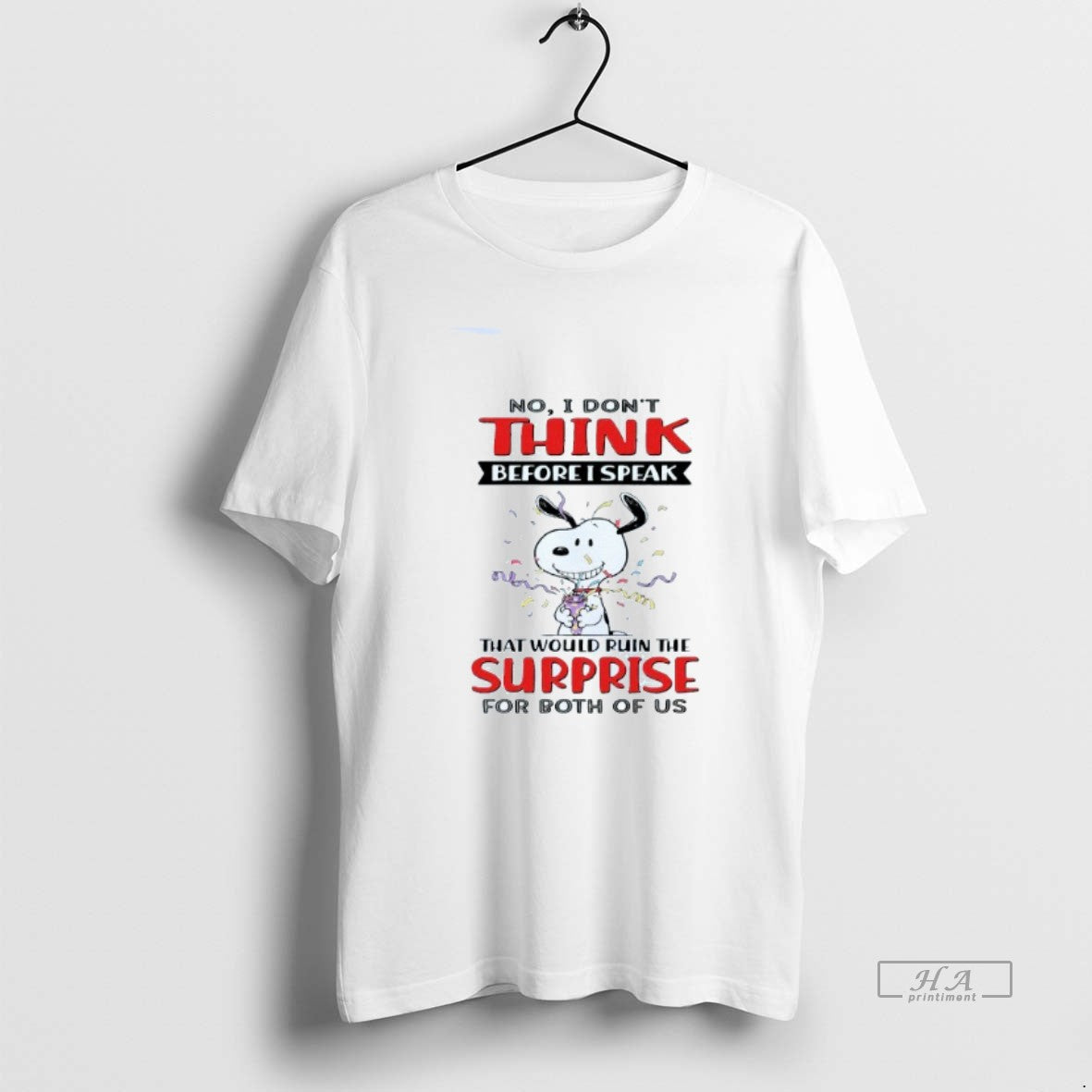 Official No I Dont Think Before I Speak That Would Ruin The Surprise For Both T-Shirts, Hoodie, Sweatshirt | WearSparks.com