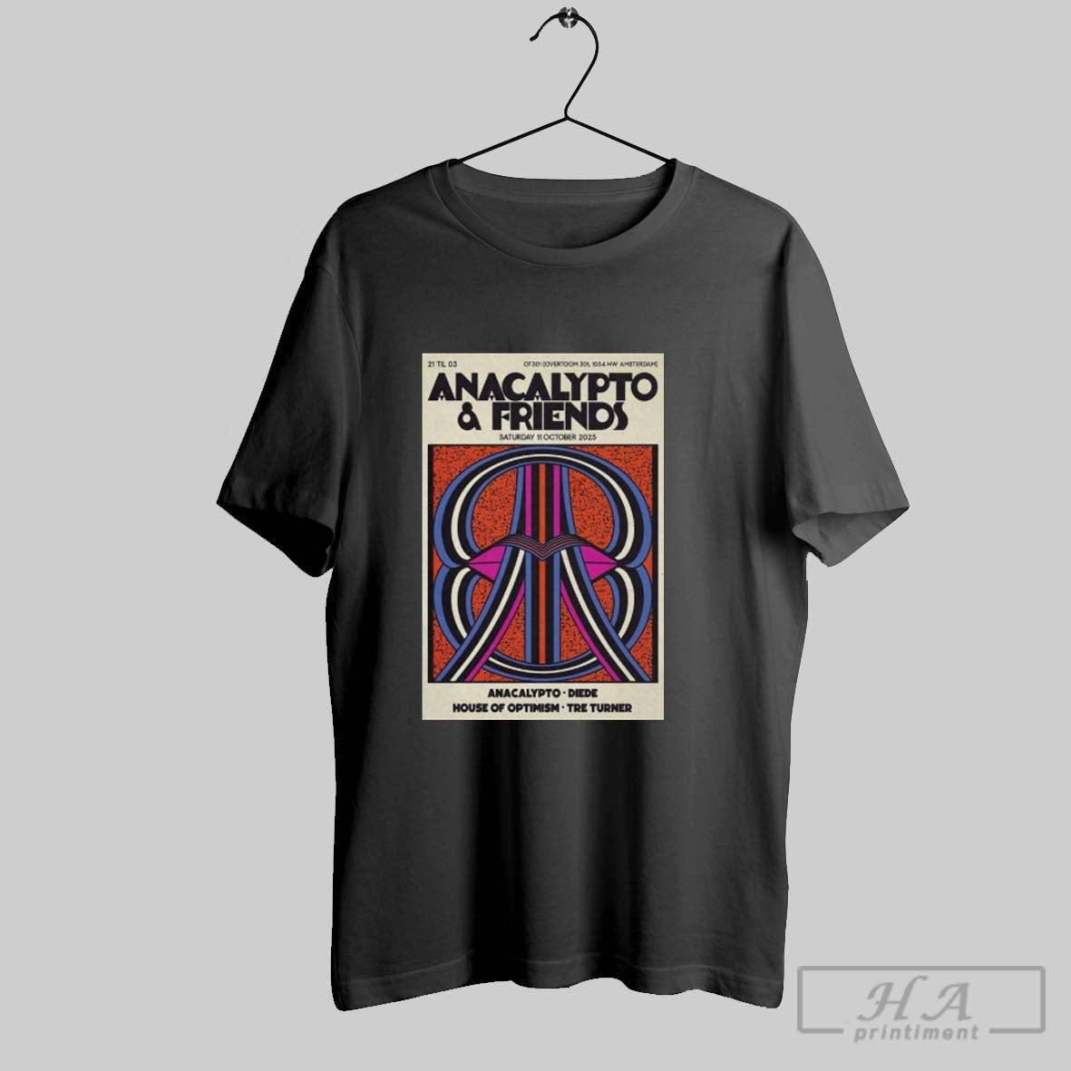 Official Official Anacalypto Friends Oct 11 2025 Ot301 Amsterdam Poster